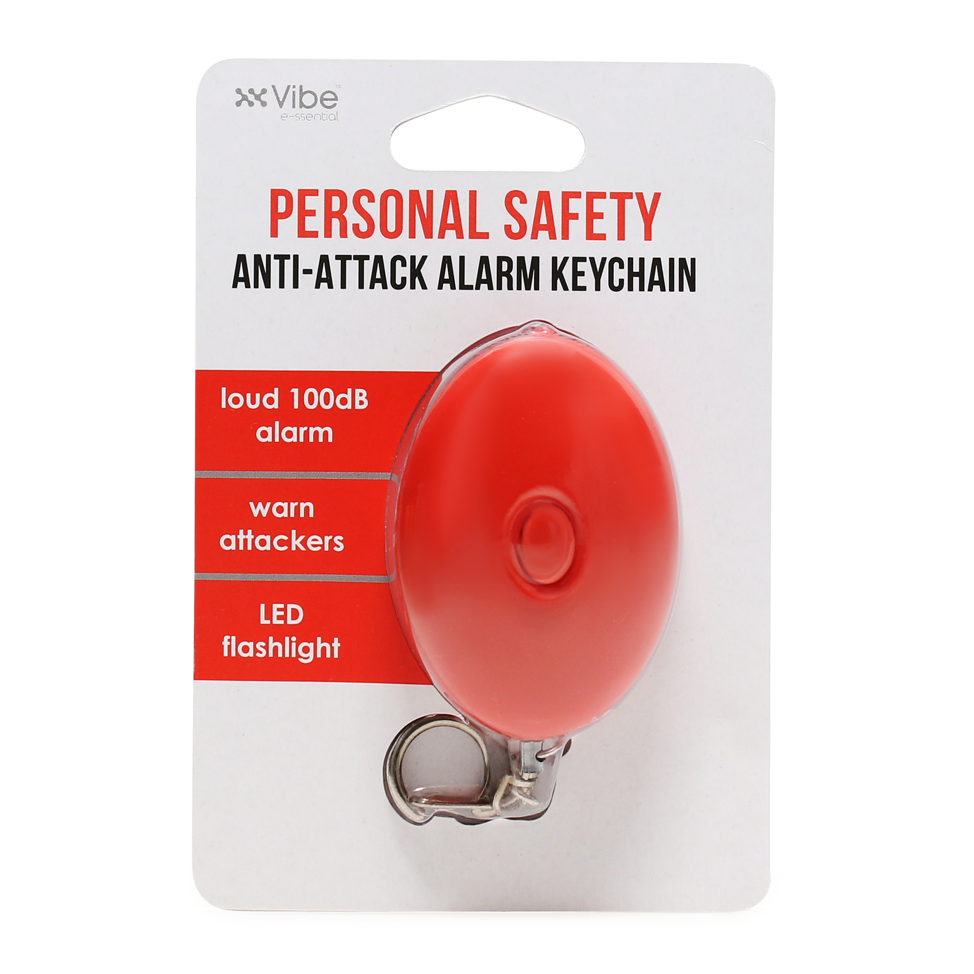 personal alarm keychain with LED flashlight 100db | Five Below