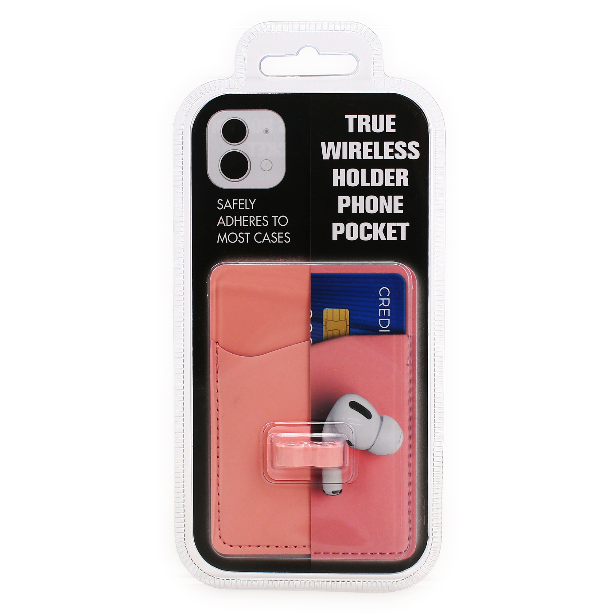 Phone Card Holder Cell Phone Wallet Stick On Card Holder For Back