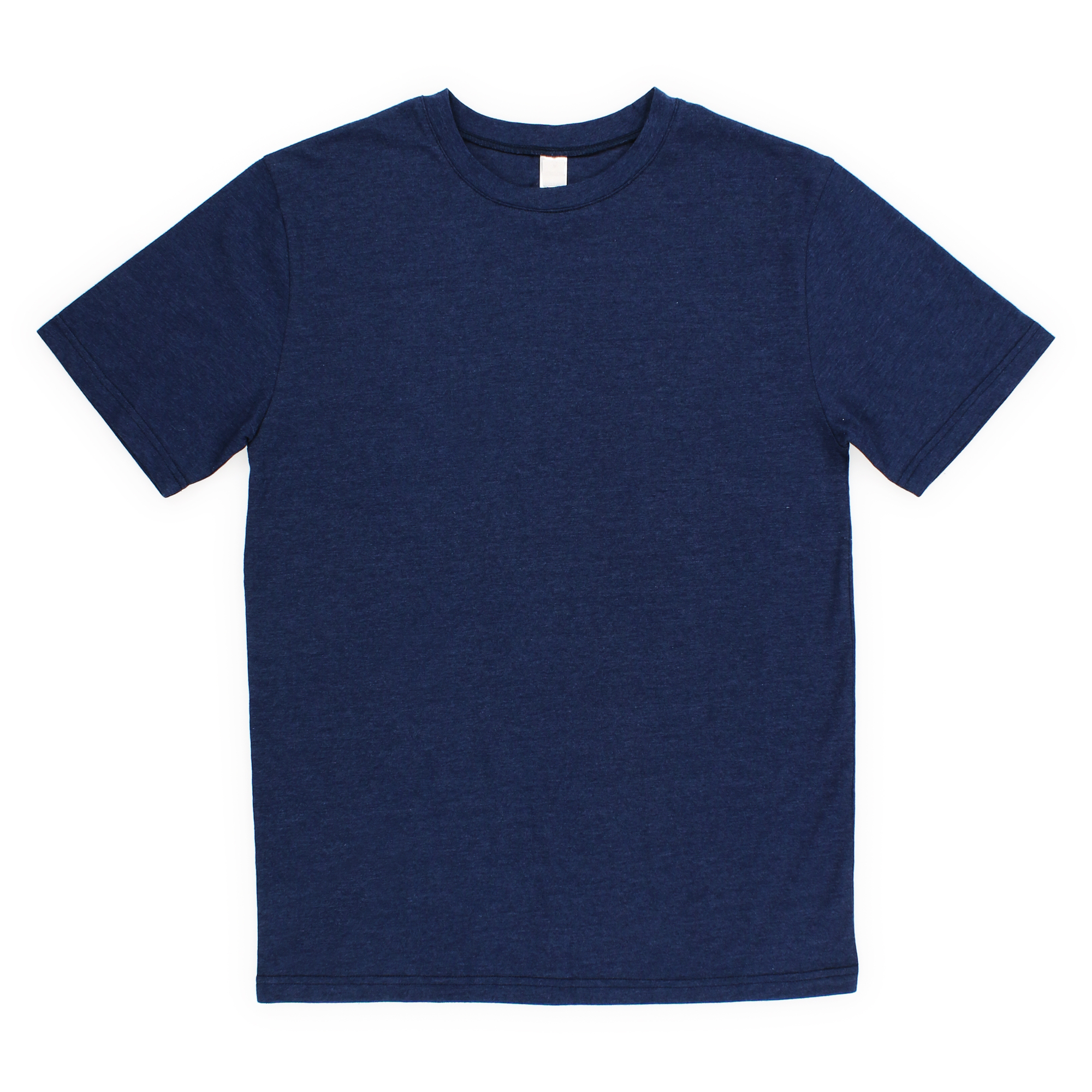 young men's crew neck tee - navy blue