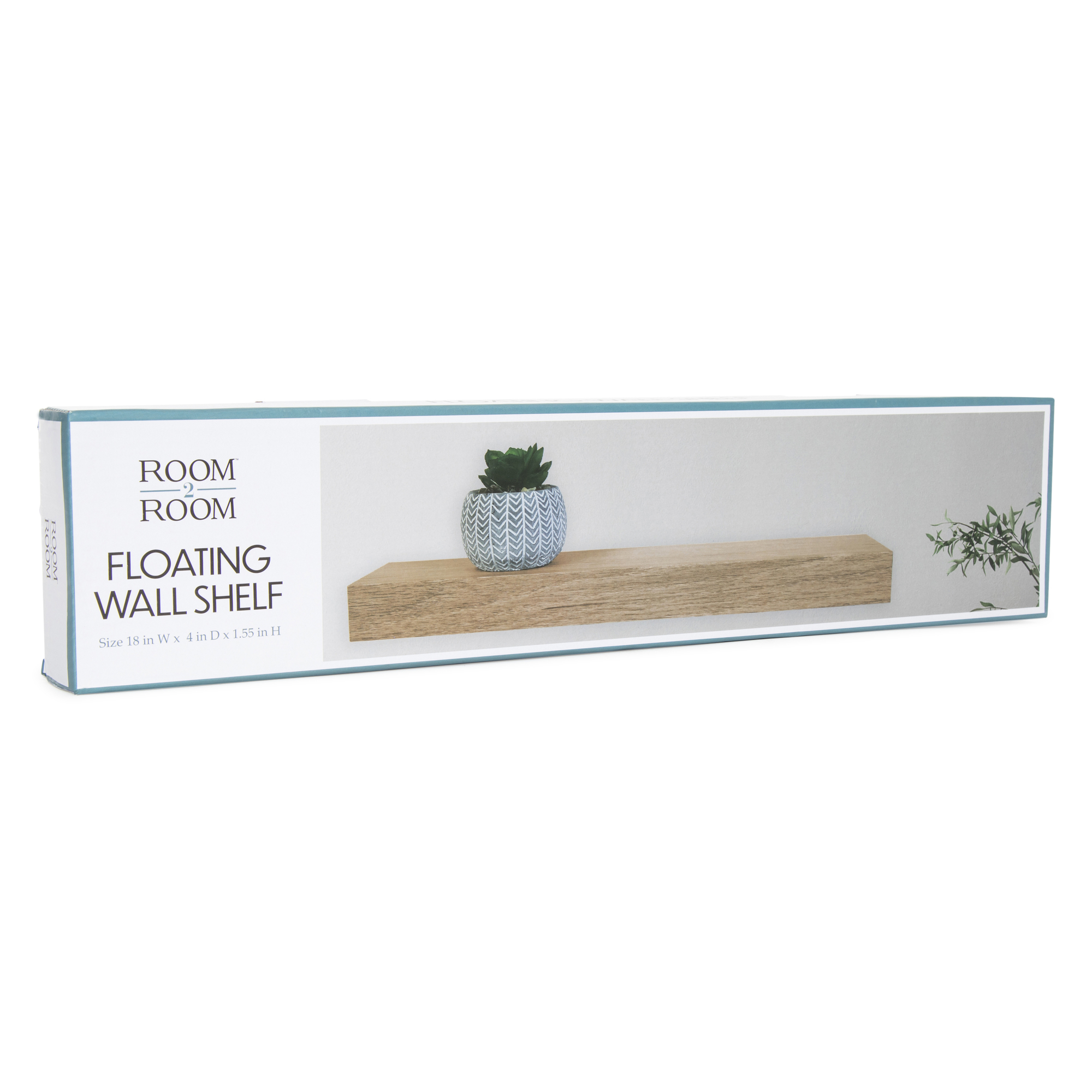 Floating Wall Shelf 18in X 4in