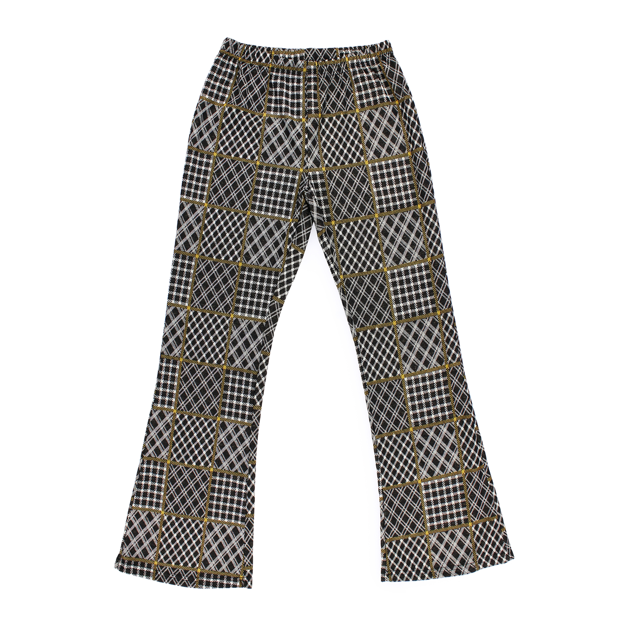 Juniors Kick Flare Pants - Patchwork Plaid