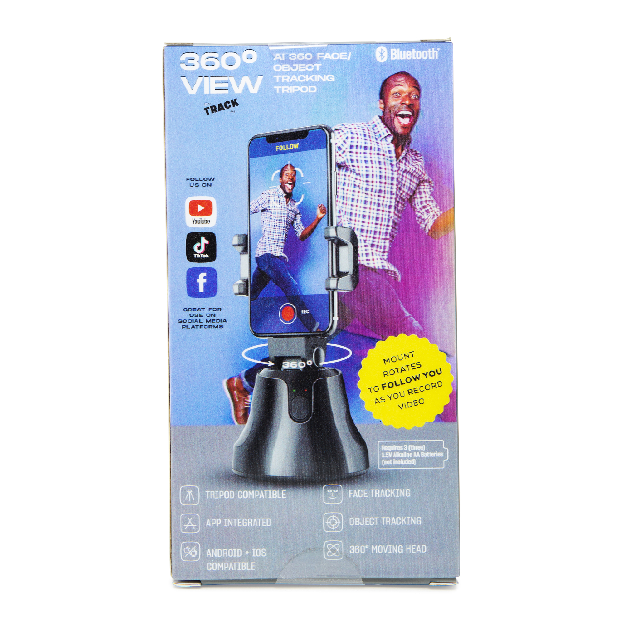 360 motion-tracking phone holder