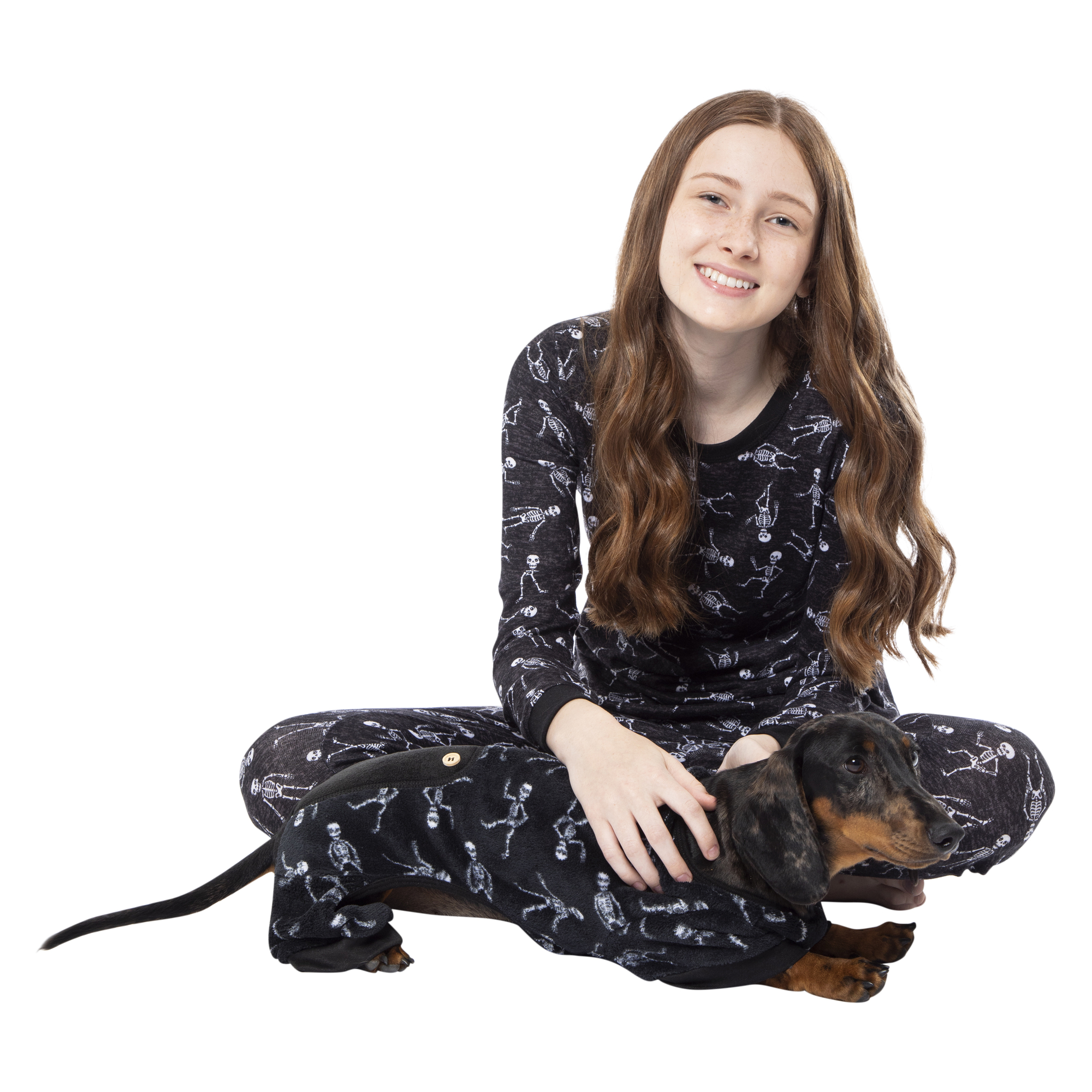 juniors pajama joggers - skeletons