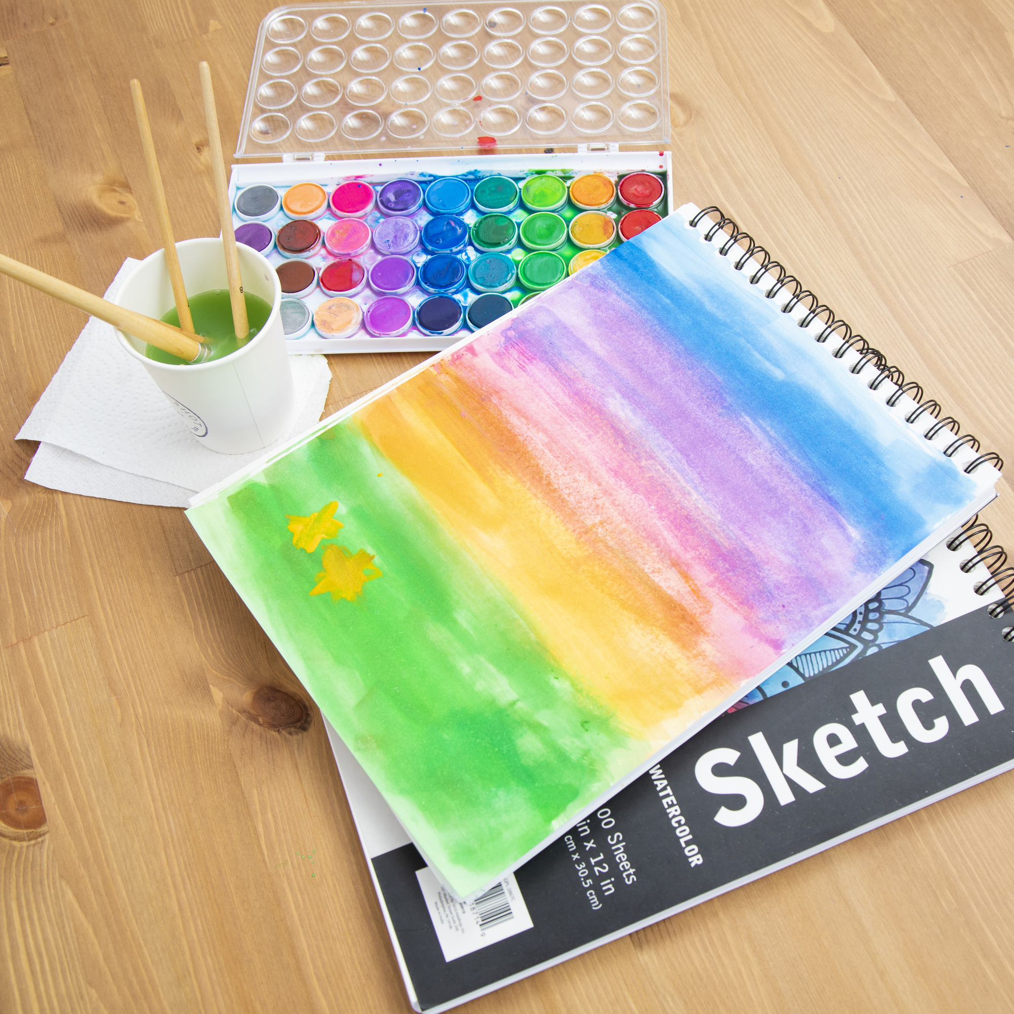 watercolor sketch pad 9in x 12in