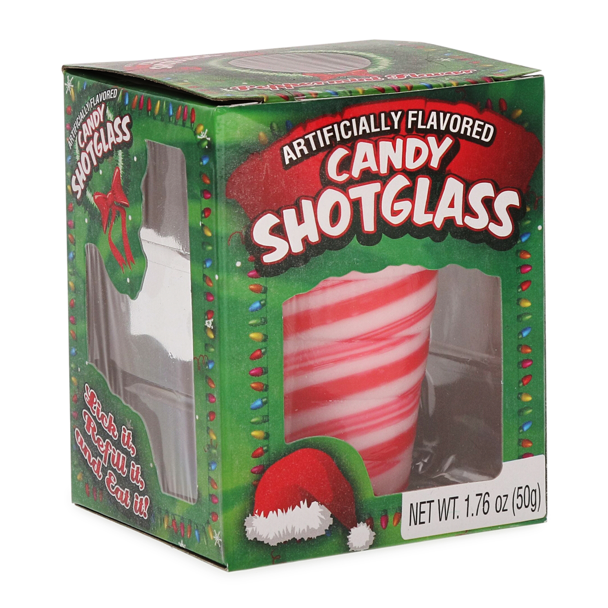 Edible Candy Cane Shot Glass 1.76 oz