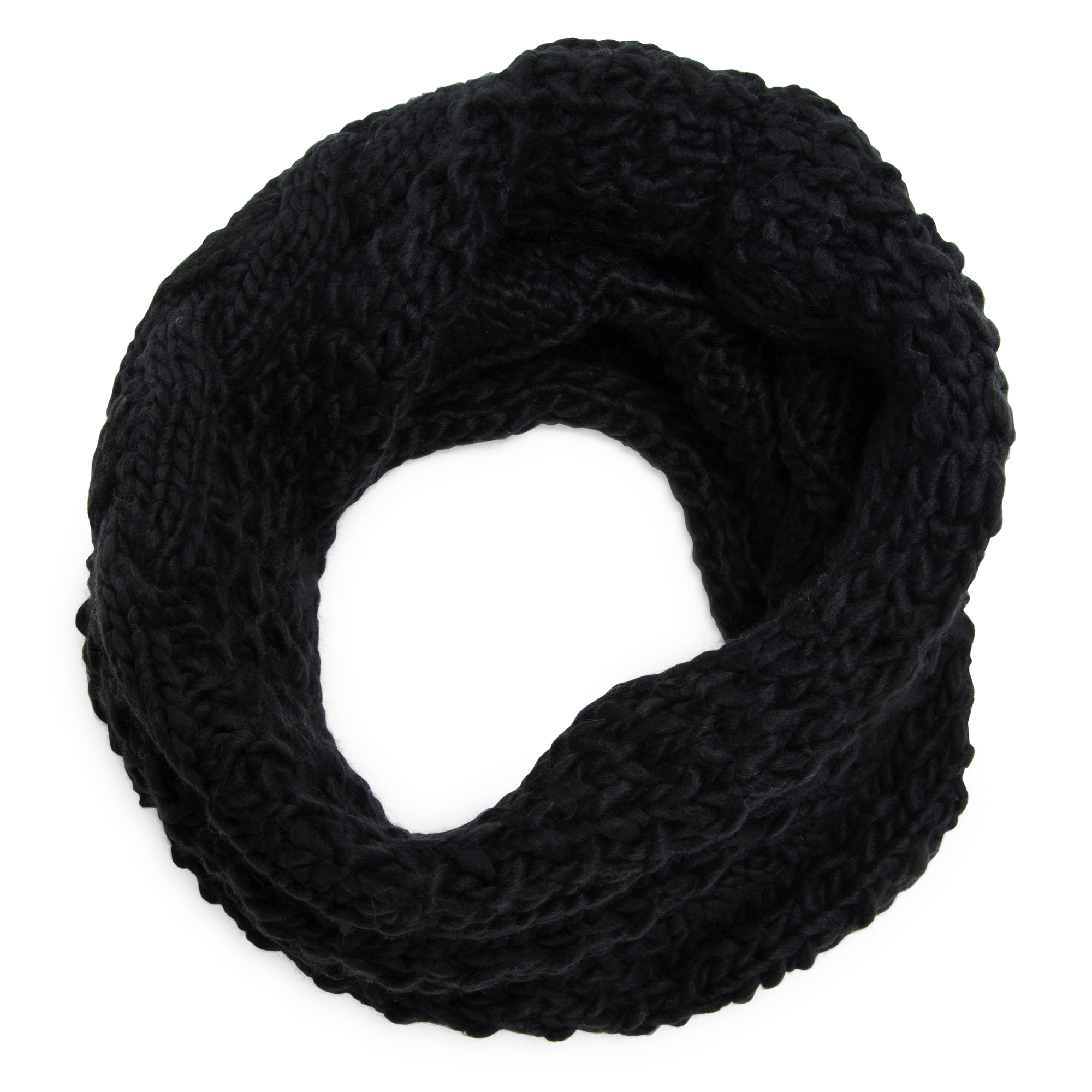 cable knit snood scarf