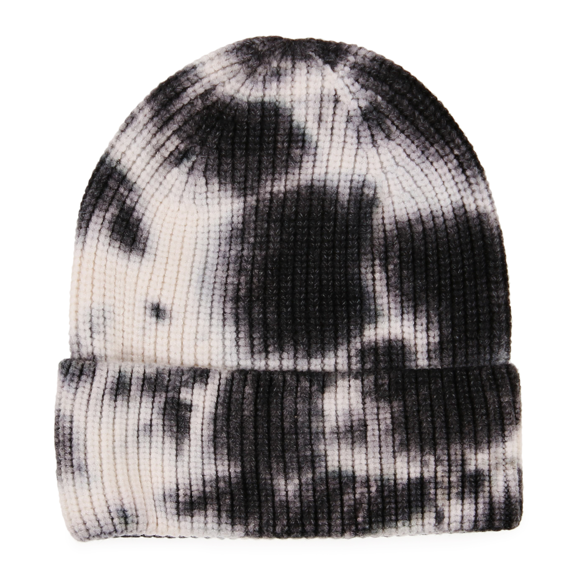 knit tie dye beanie hat
