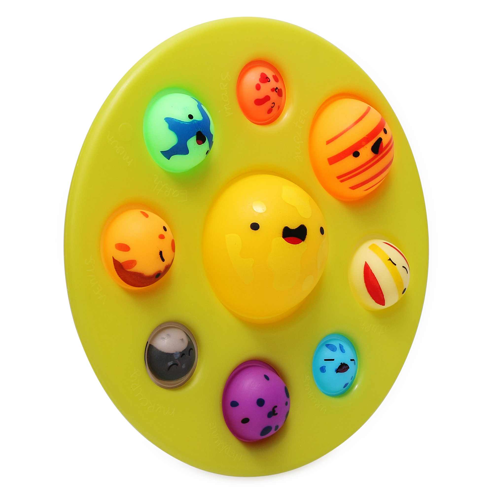 grafix galaxy glitter planet popper fidget toy | Five Below