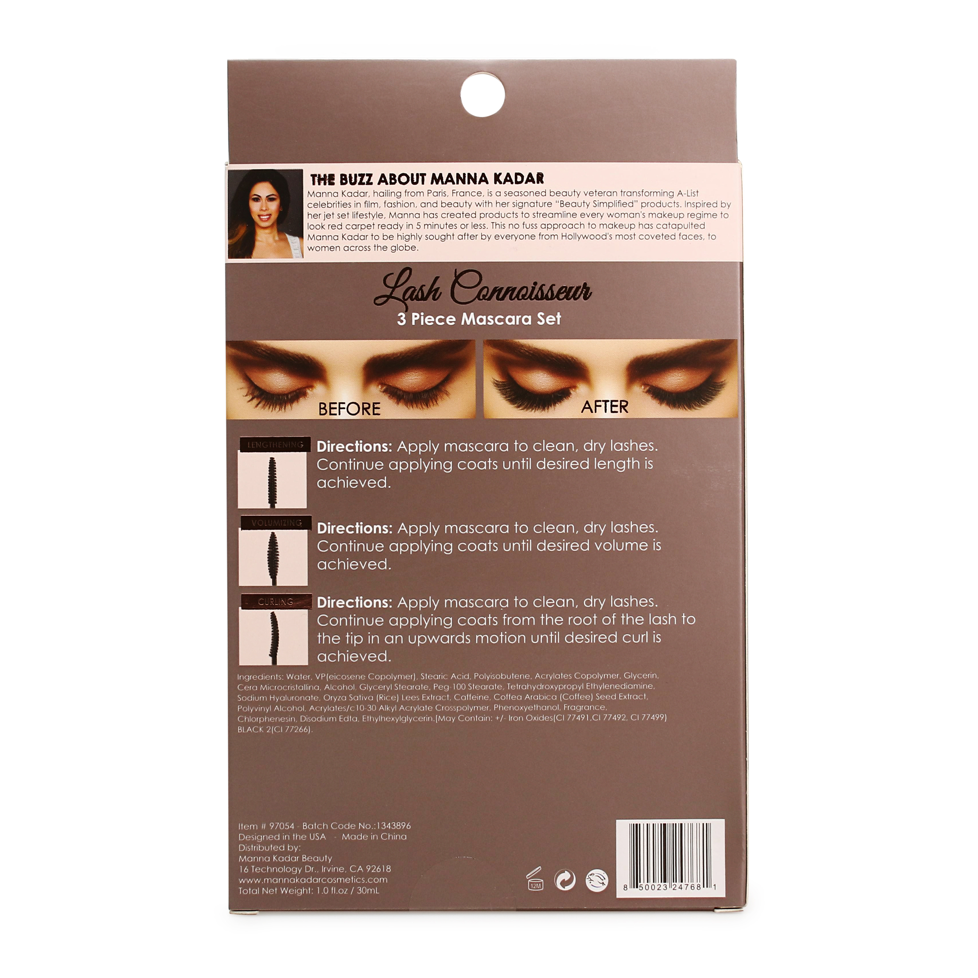 lash connoisseur 3-piece mascara set