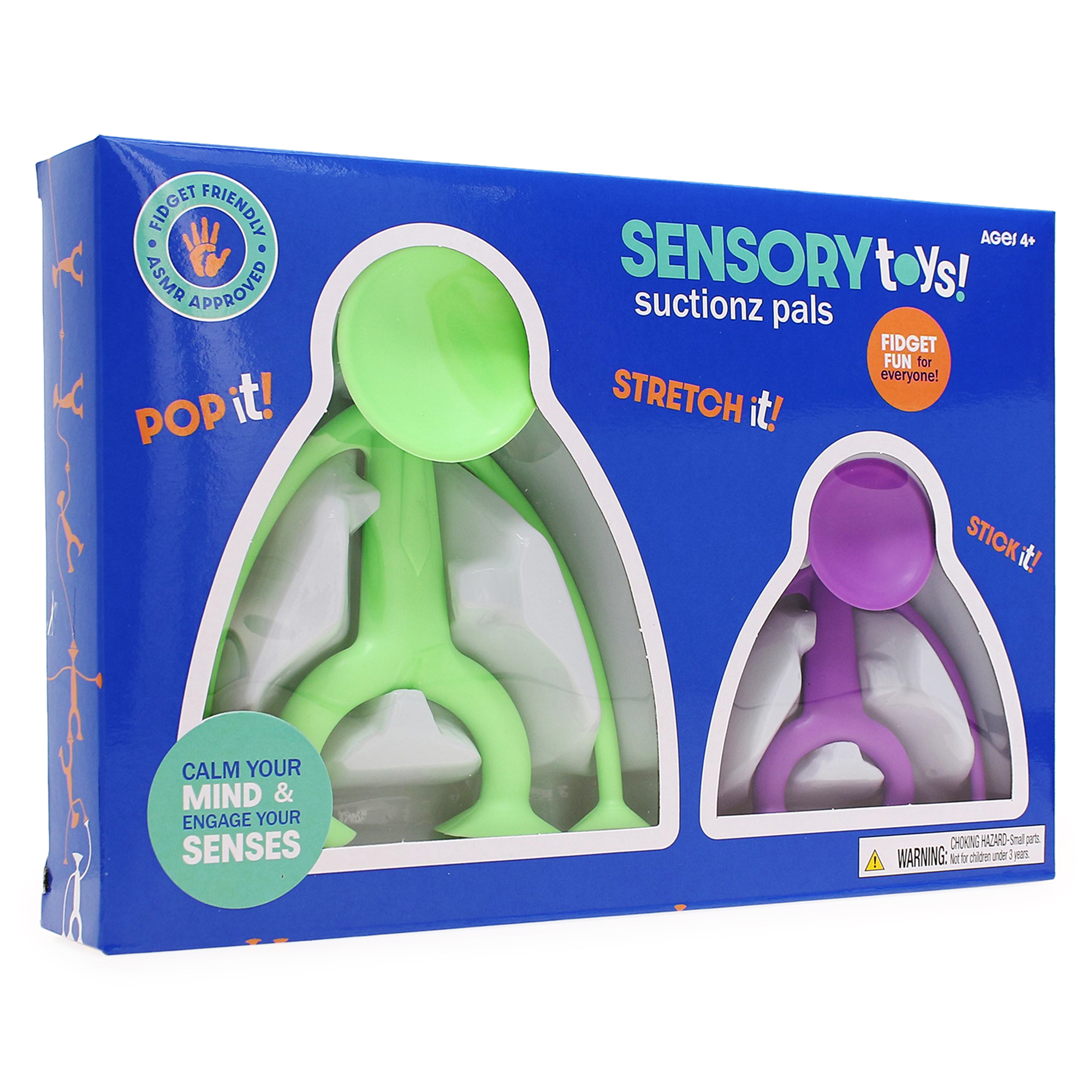 sensory toys! suctionz pals fidget toys