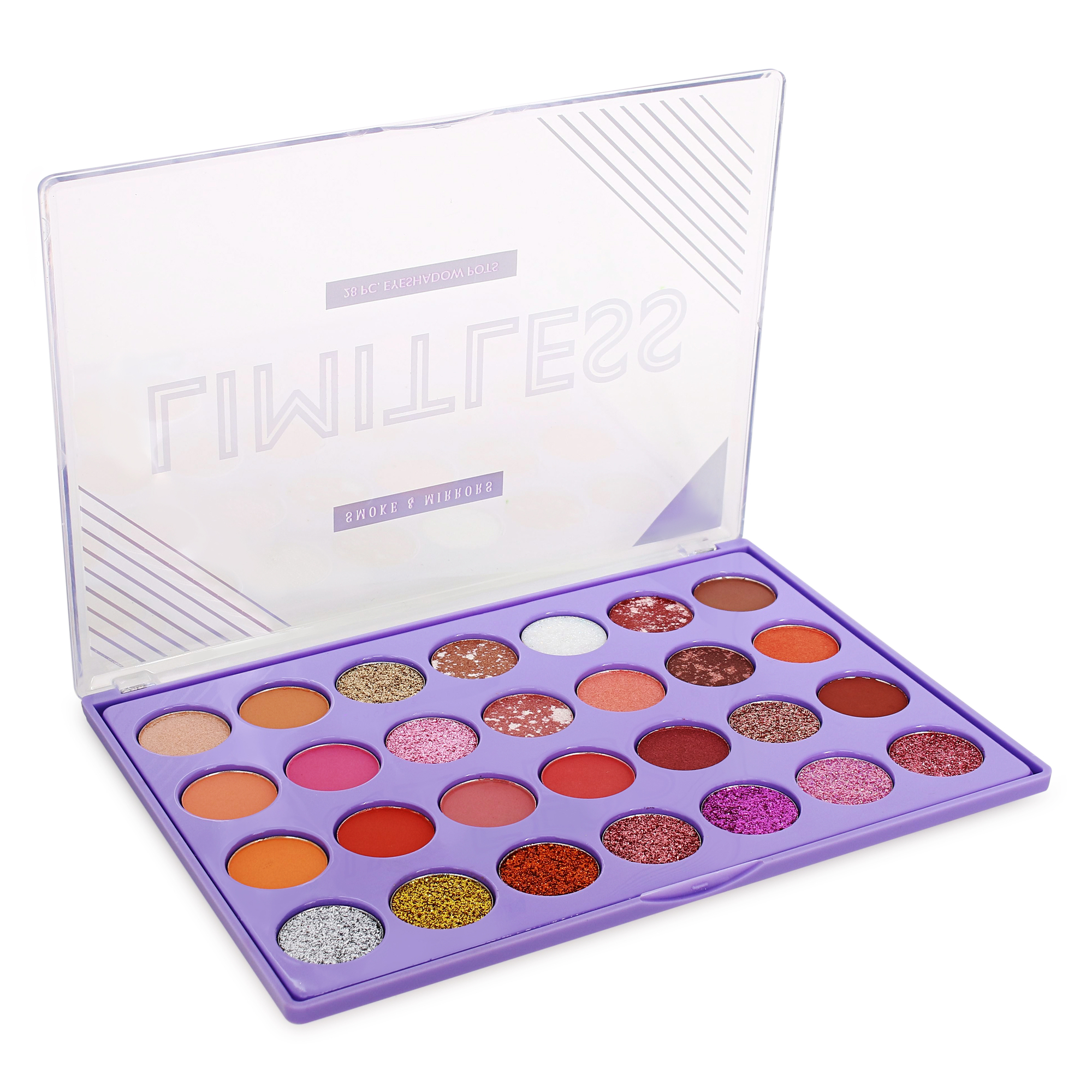 smoke & mirrors limitless 28-piece eyeshadow pots