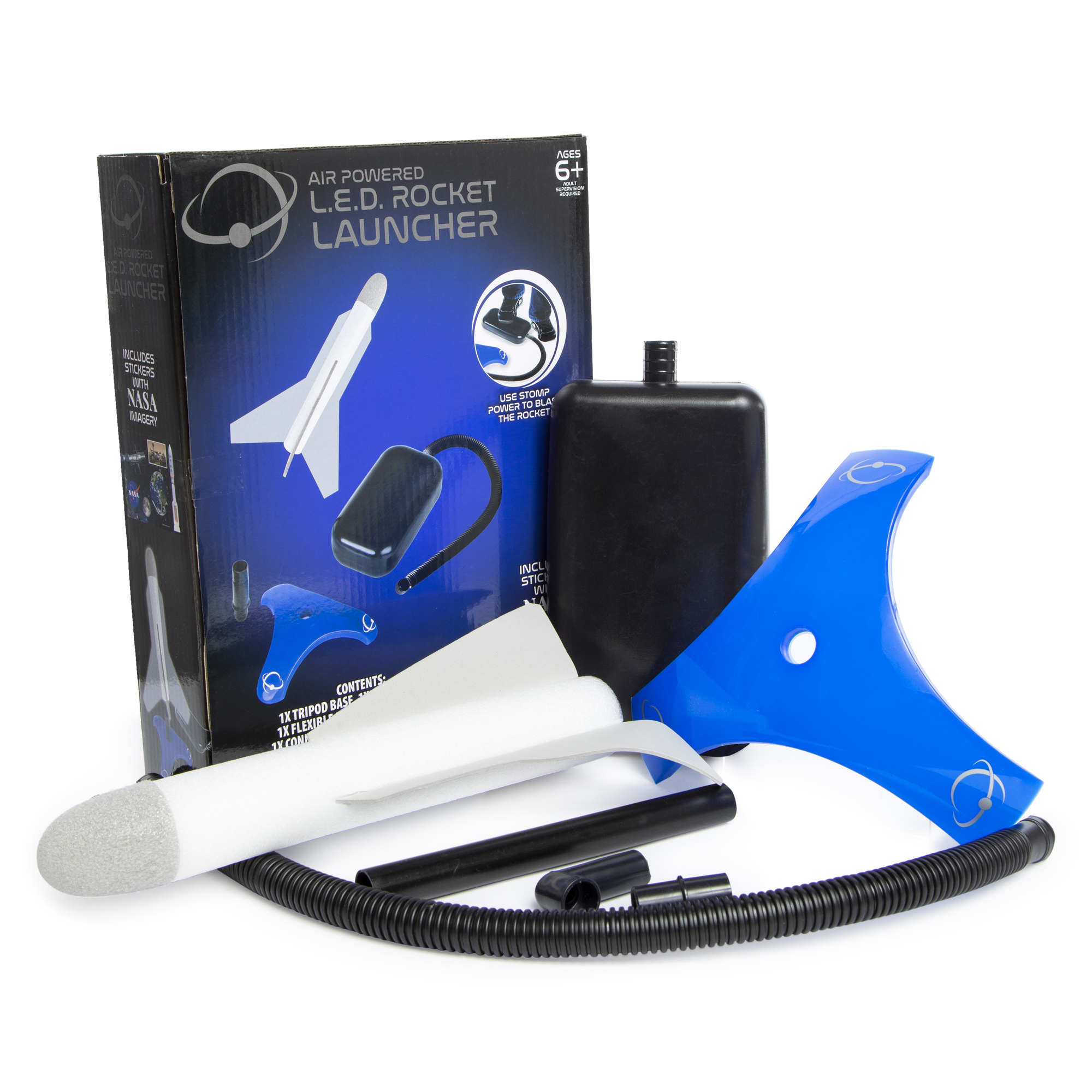 nasa air-powered LED rocket launcher