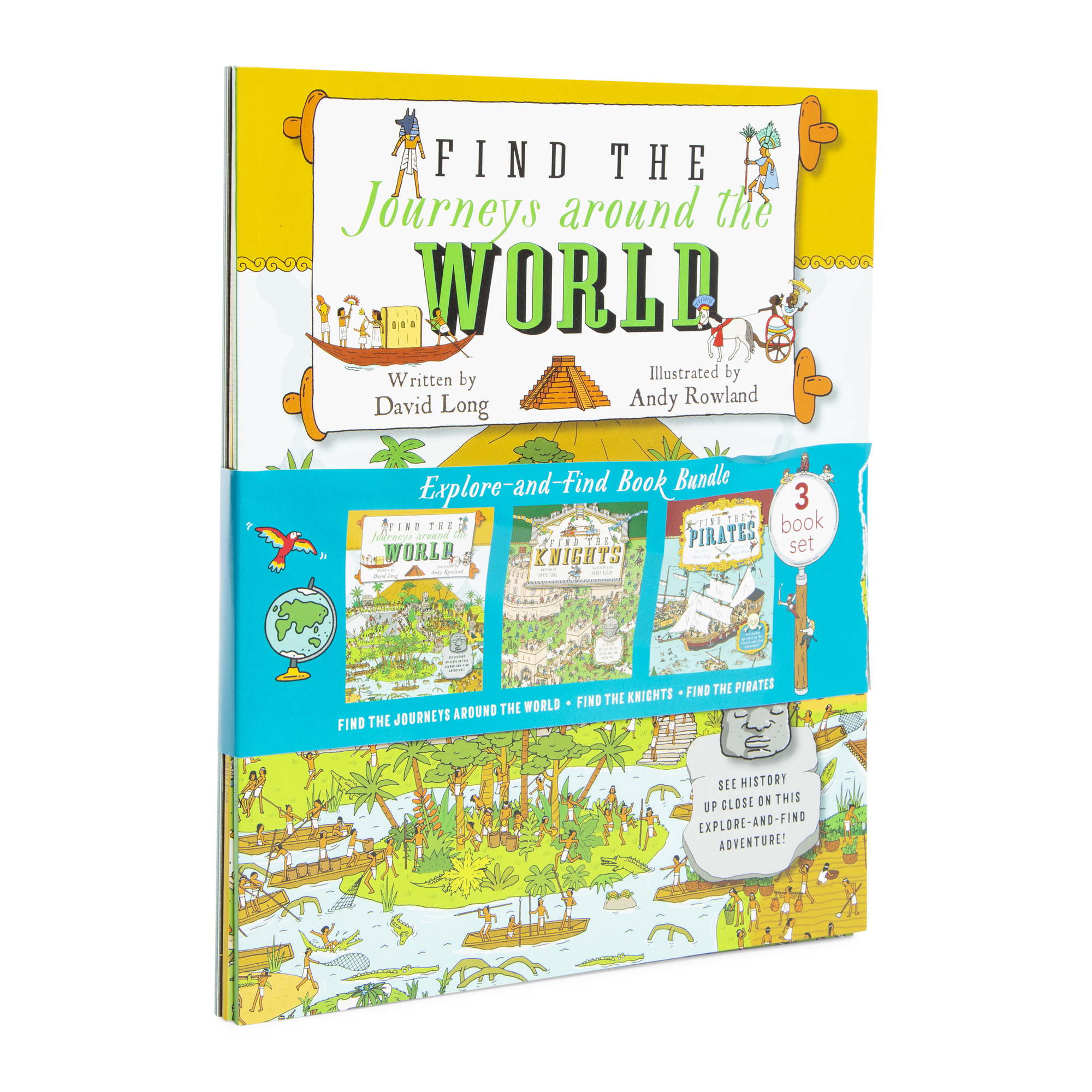 explore & find kid's book bundle, 3-book set