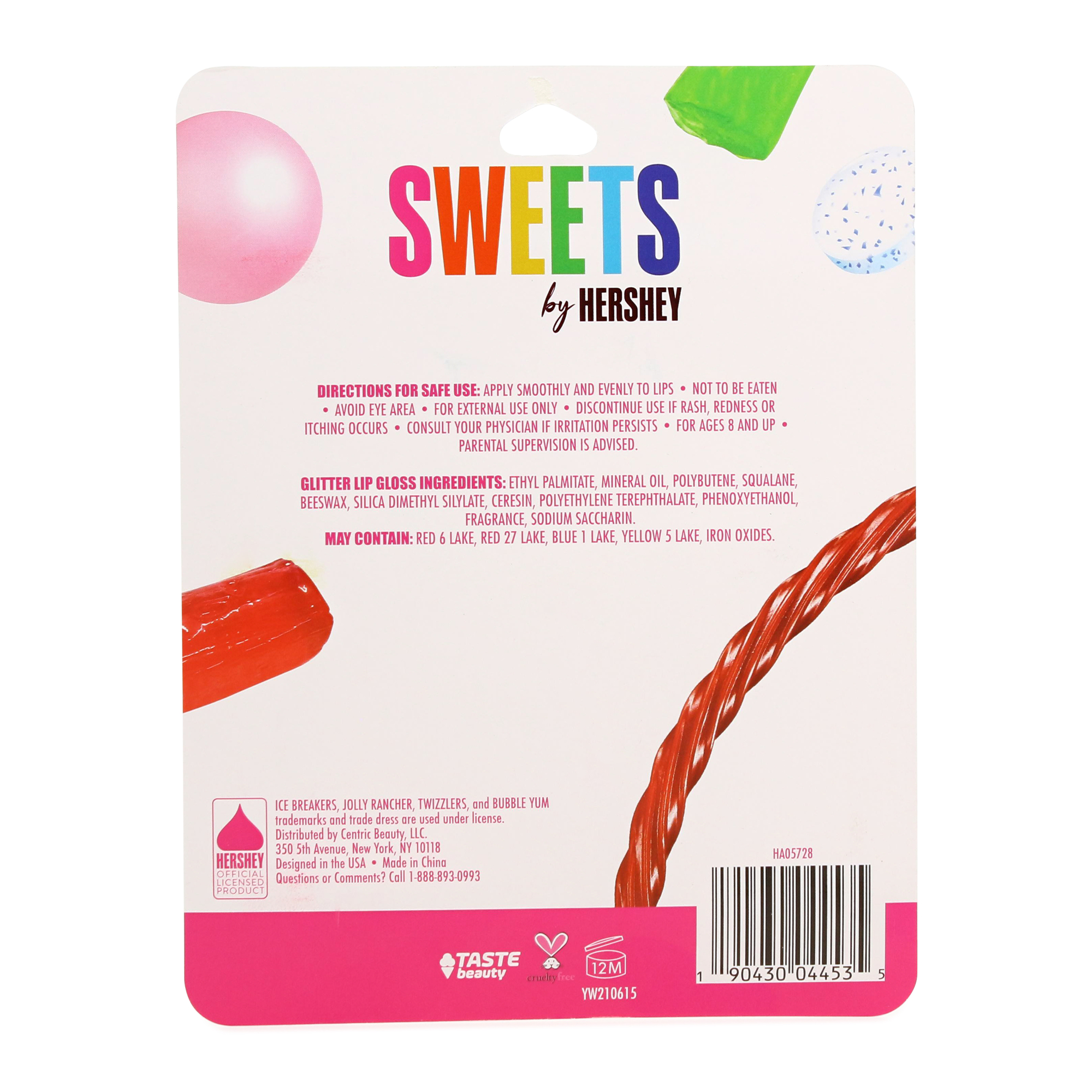 sweets by hershey's® flavored lip gloss 5-count