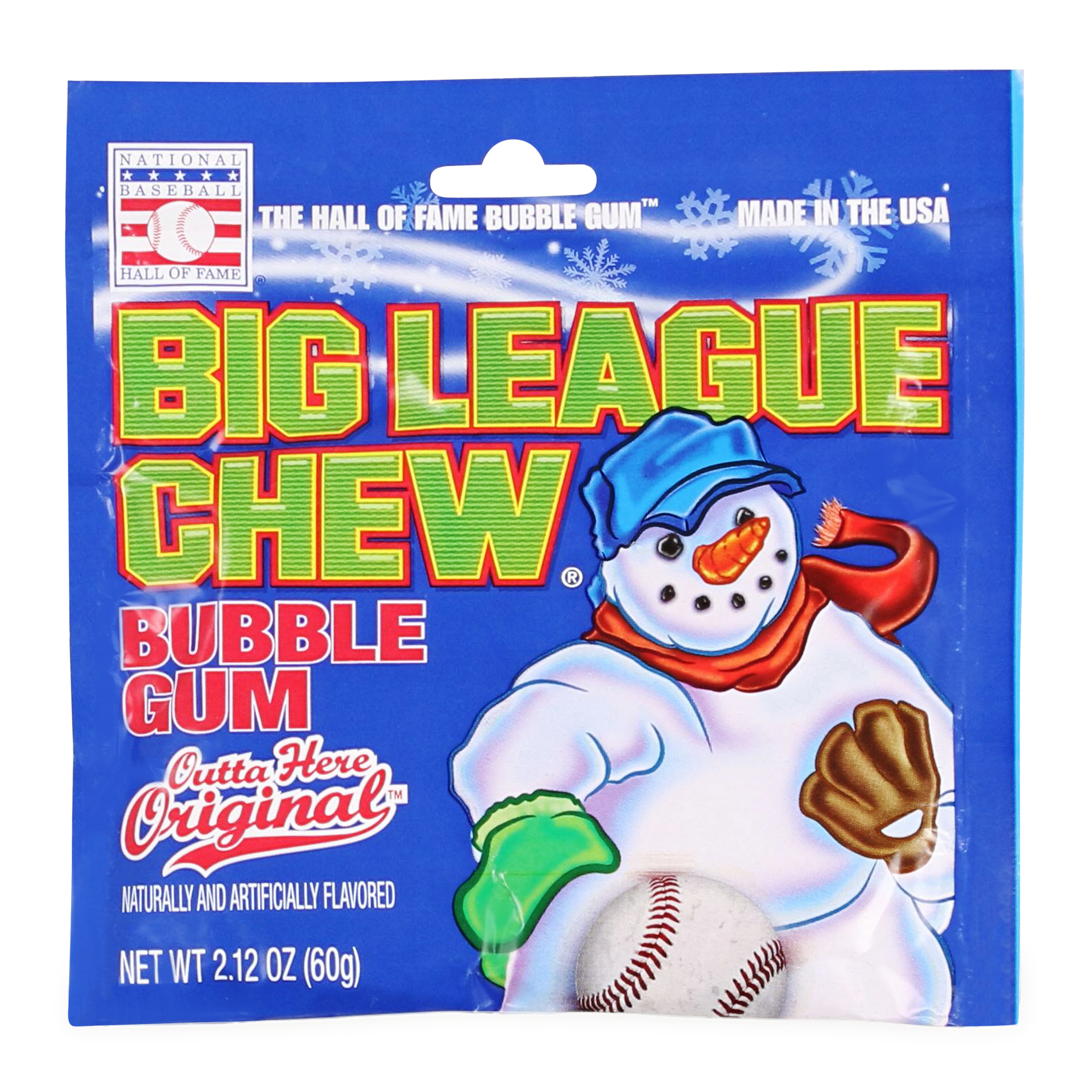 Big League Chew Outta' Here Original Bubble Gum 2.12 Oz