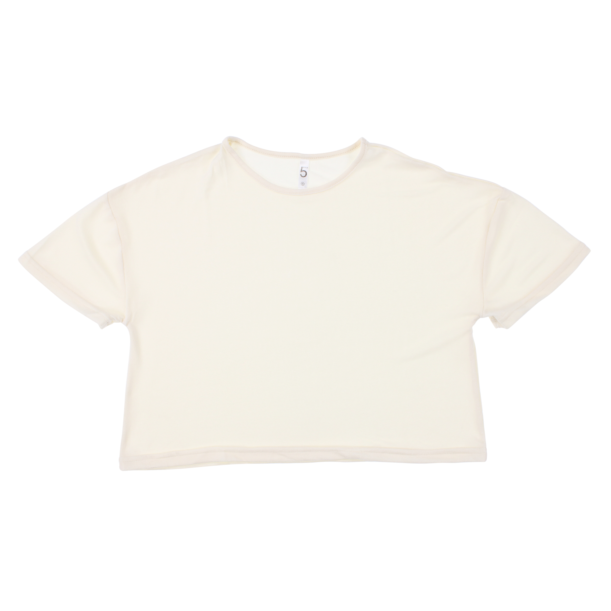juniors boxy hacci top - white