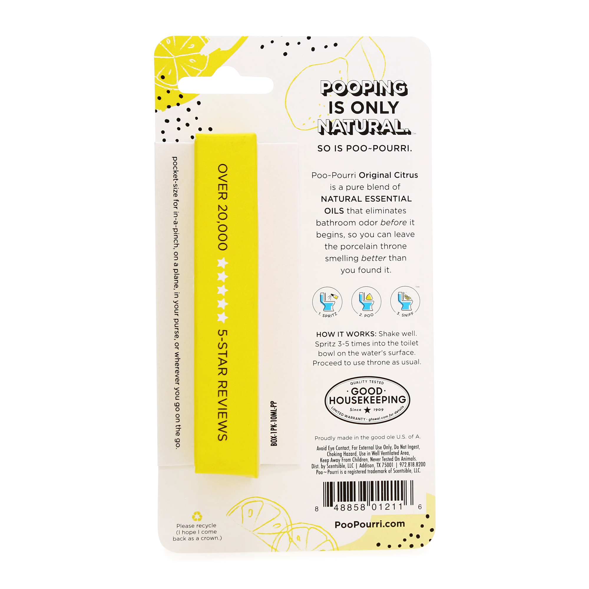 poo-pourri® before you go toilet spray 0.34oz original citrus travel size