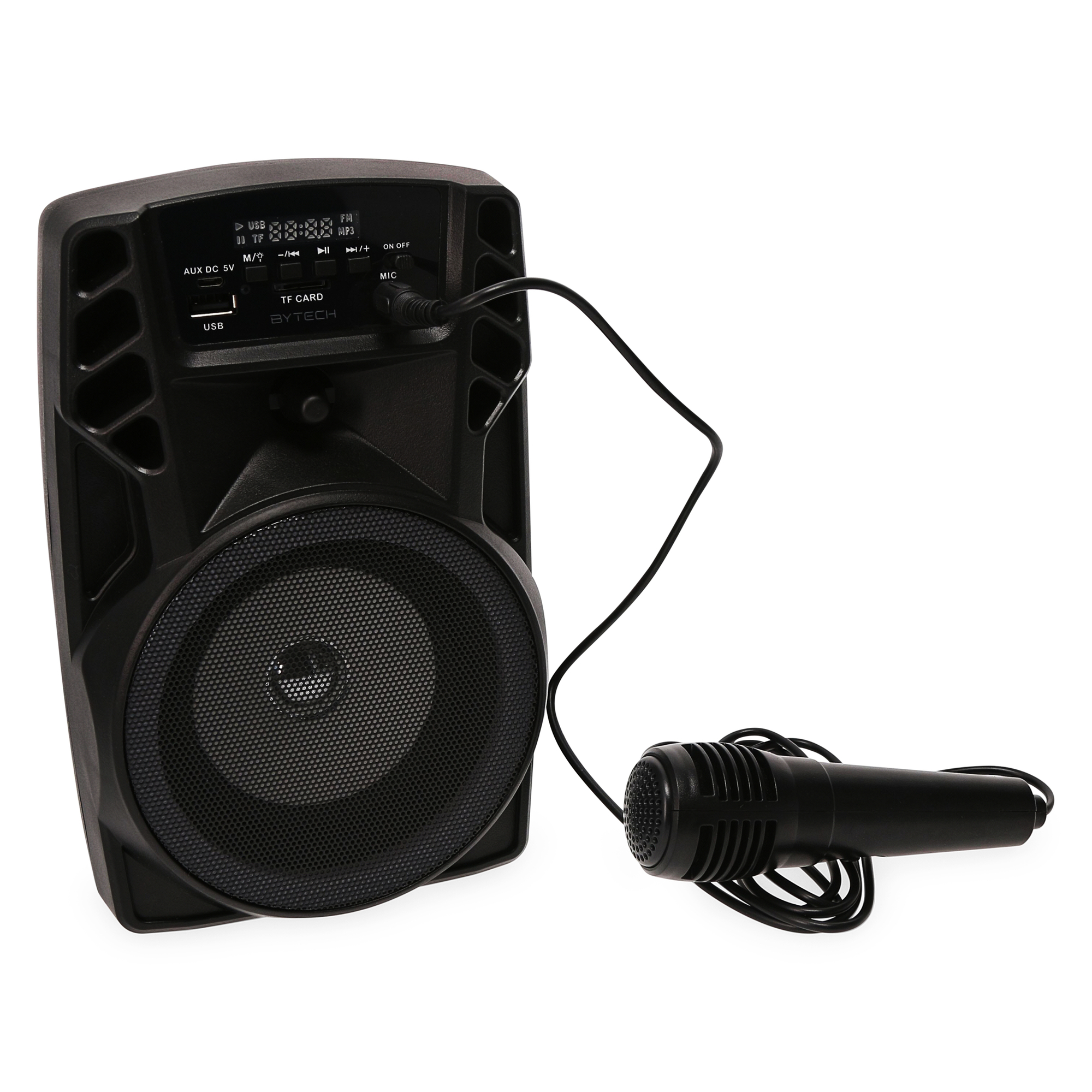 bluetooth karaoke party speaker mic with FM radio Five Below