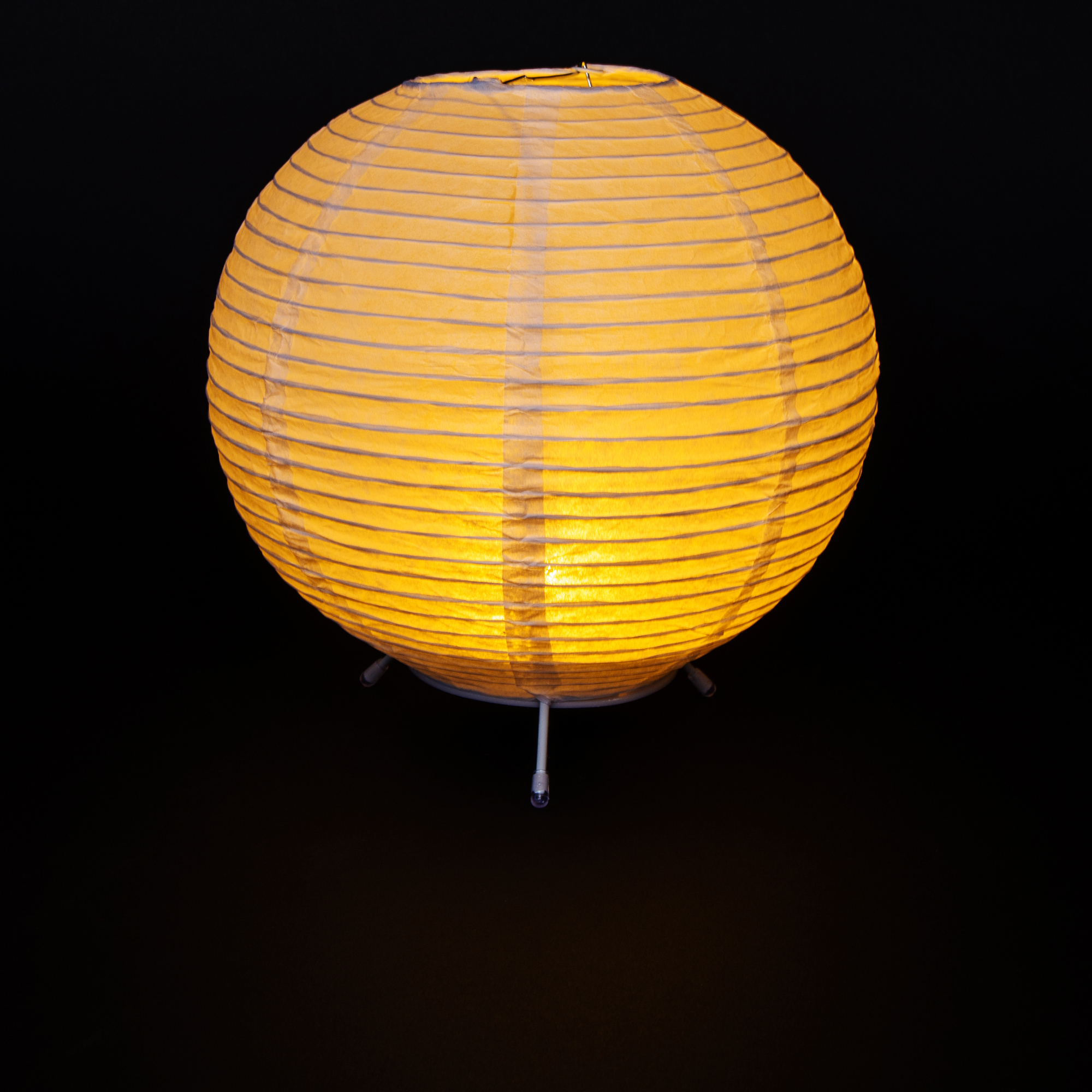 9in round LED paper lantern globe light