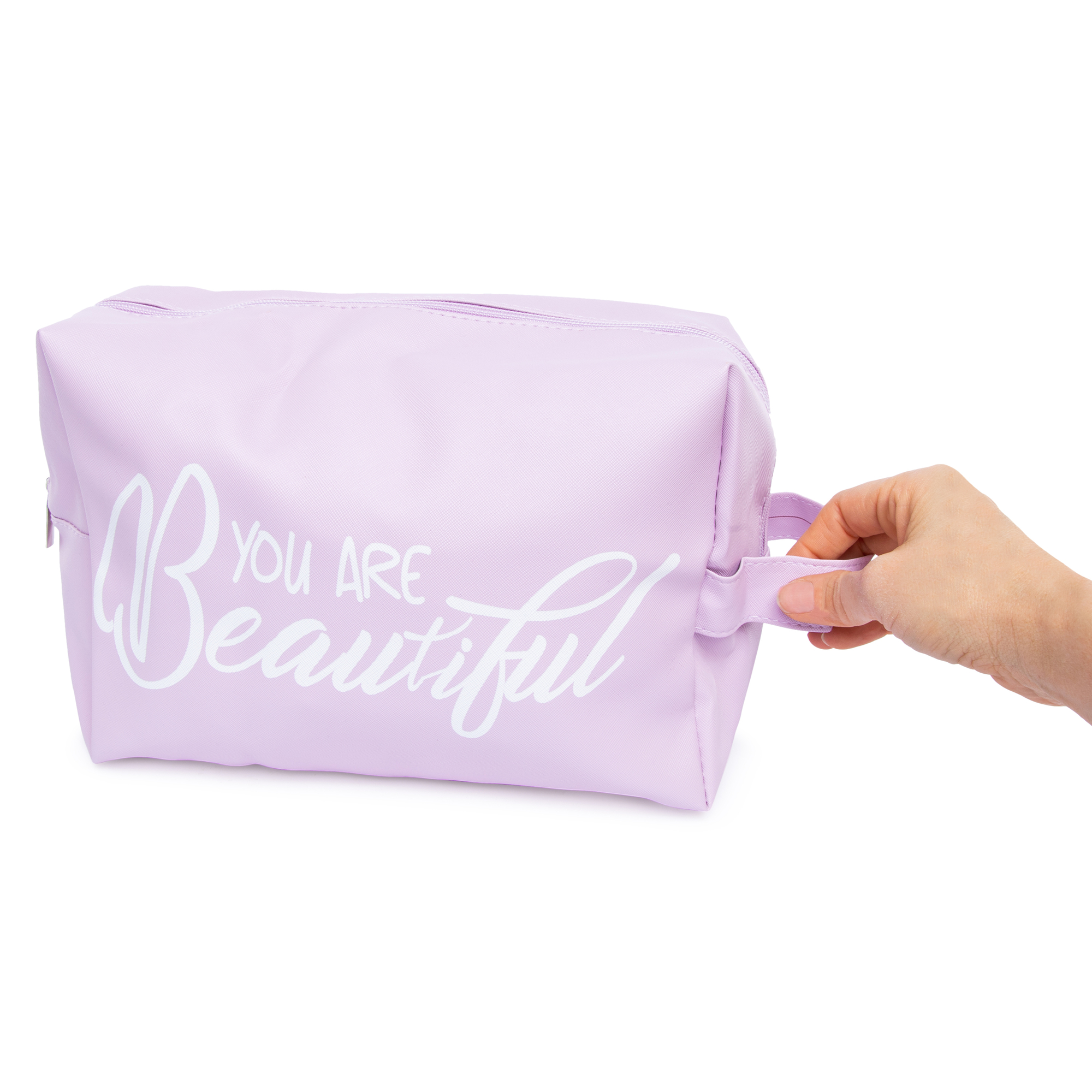 makeup bag 11in x 7.5in - you are beautiful