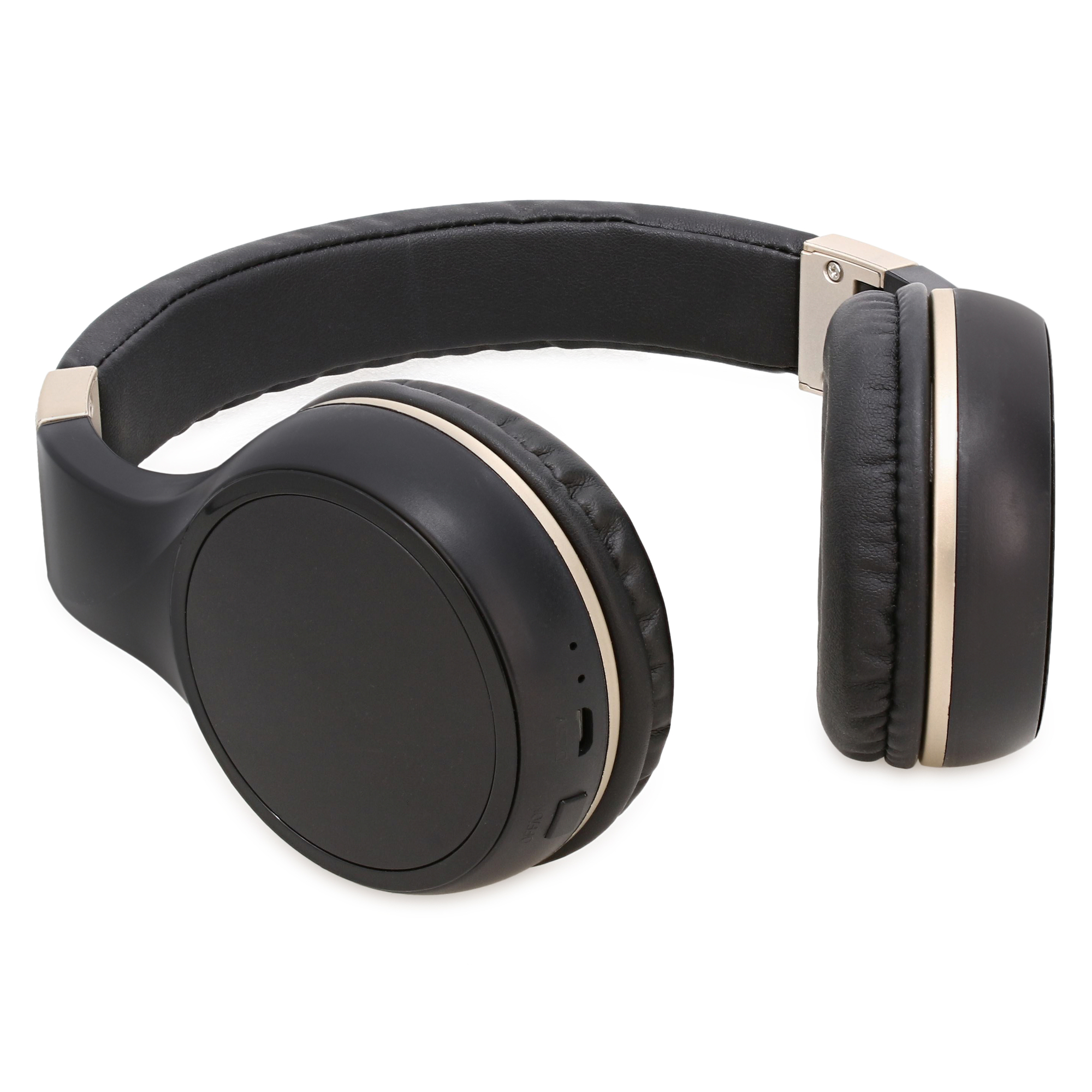 vertex metallic bluetooth® dj headphones with microphone