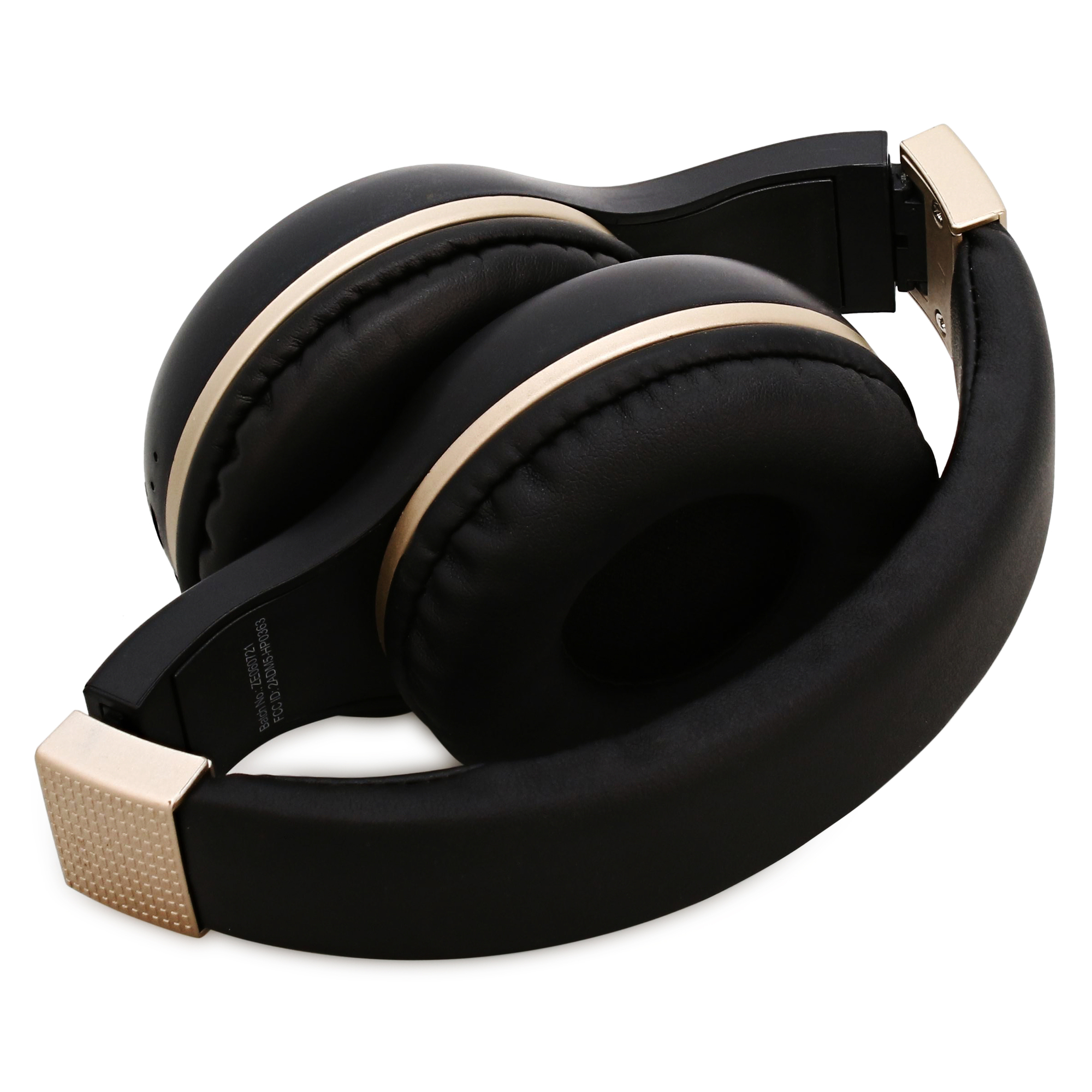 vertex metallic bluetooth® dj headphones with microphone