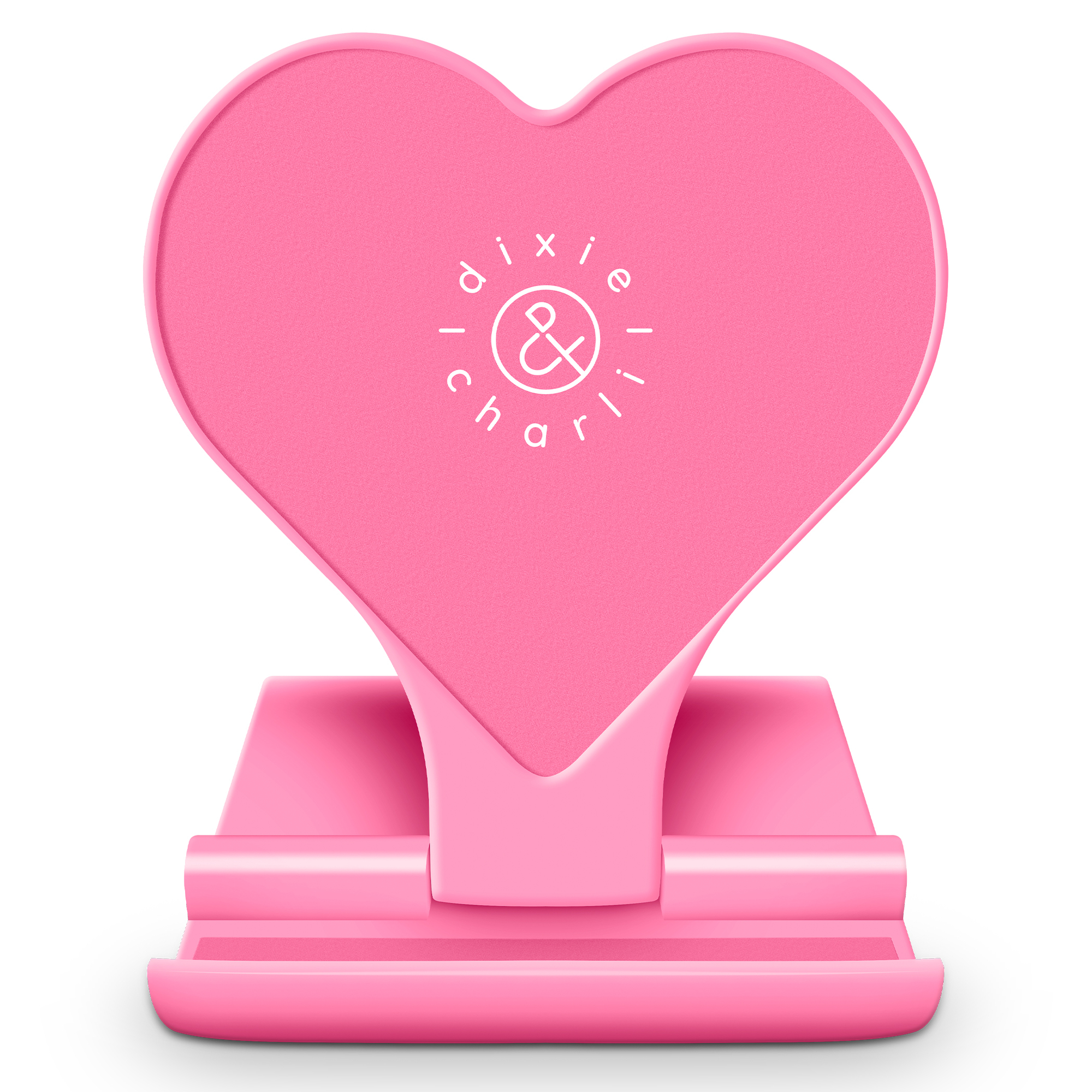 exclusive Dixie & Charli collection heart shape universal phone stand