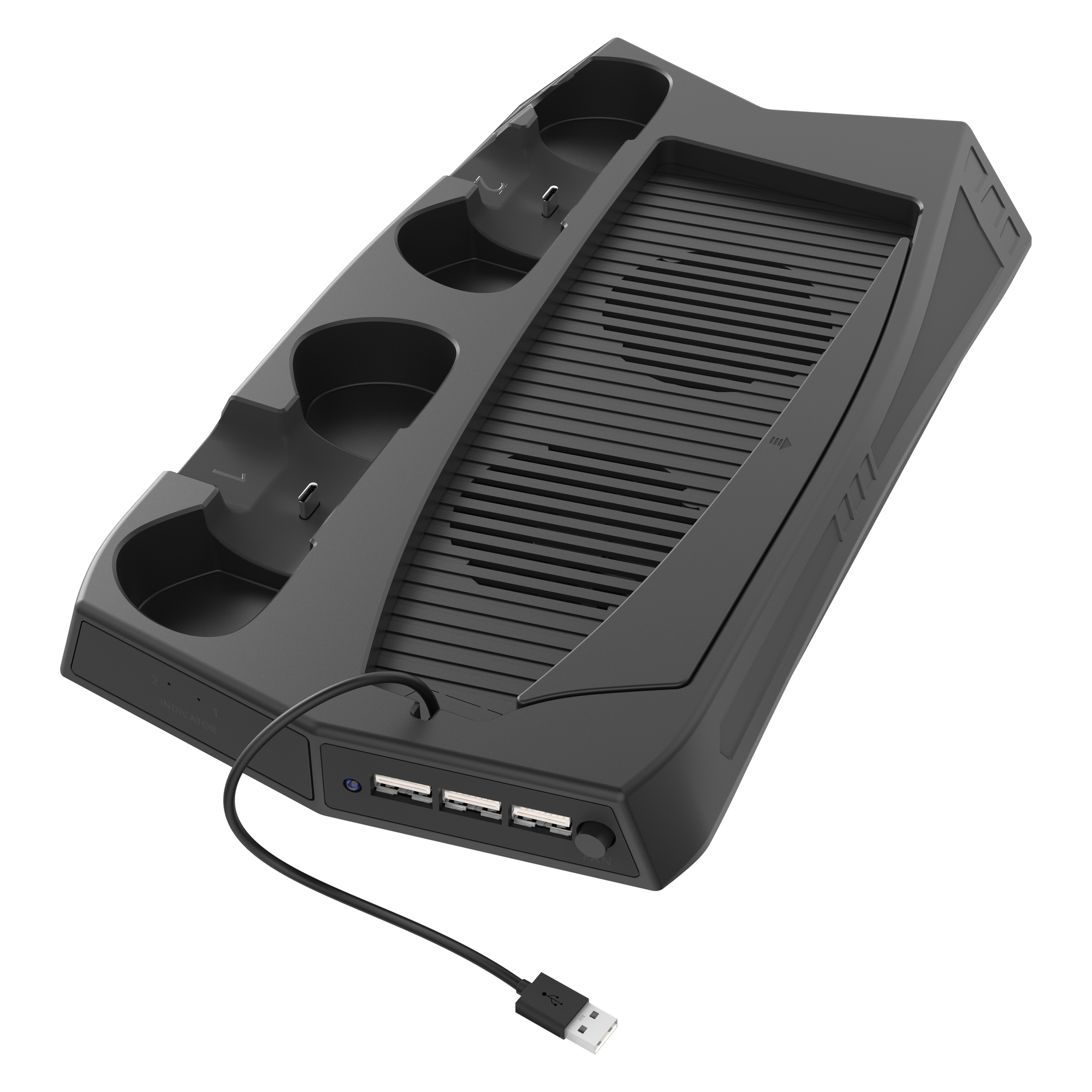 console cooling fan & controller charger dock for ps5™/ps5 digital edition™