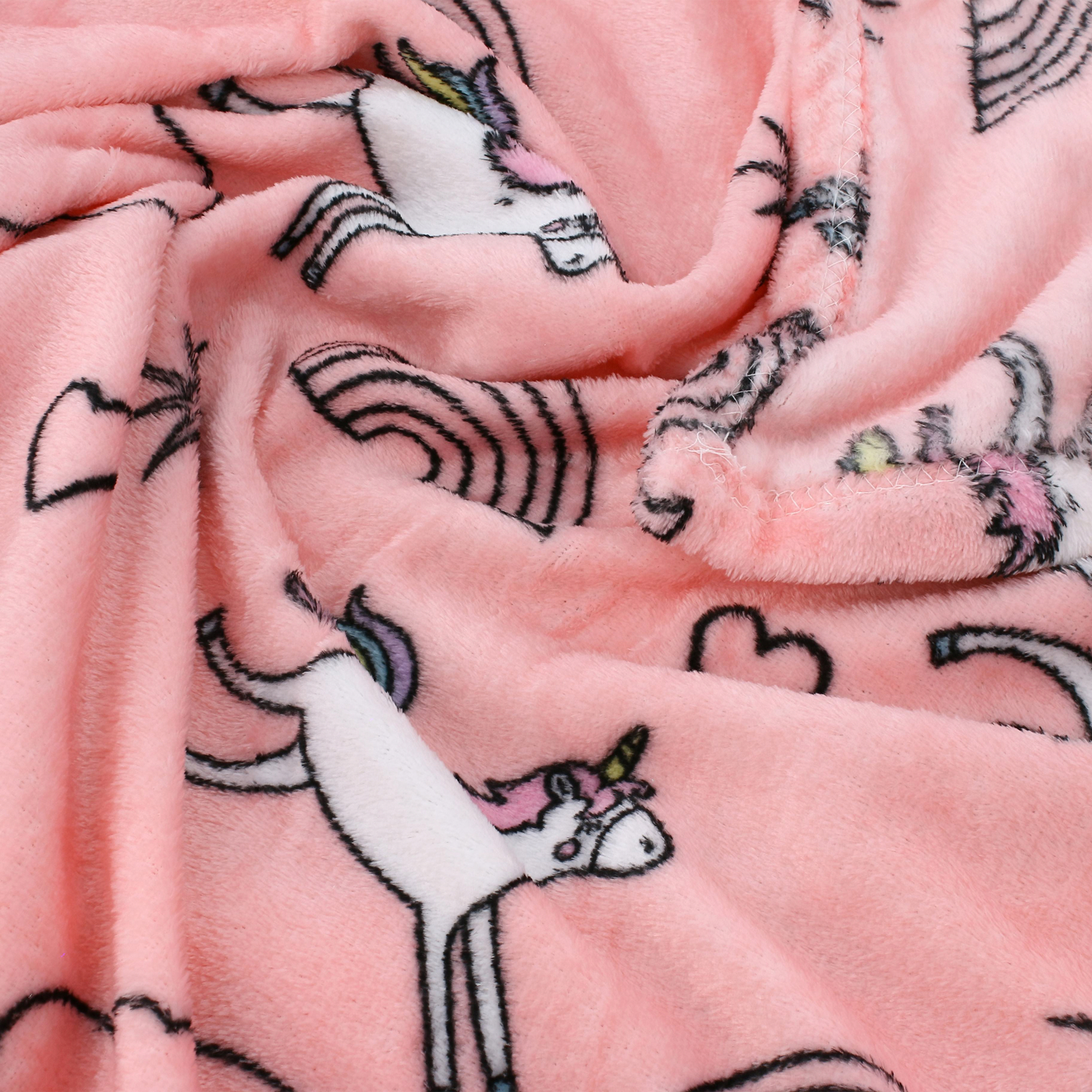 sketch unicorn blanket 50in x 60in
