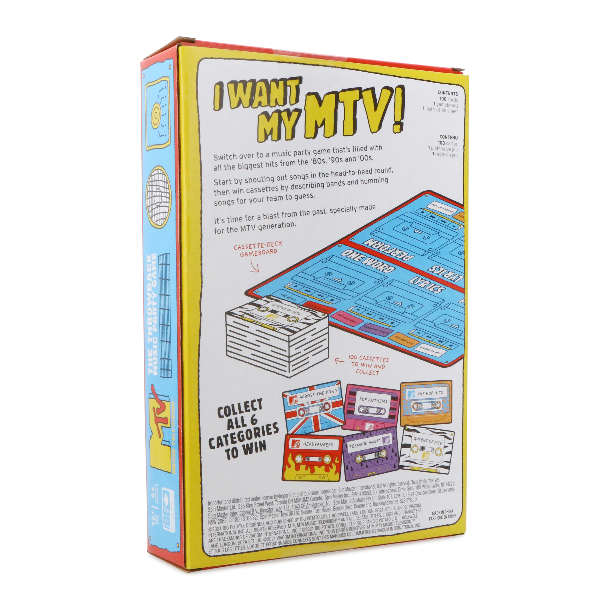 mtv® the throwback music party game