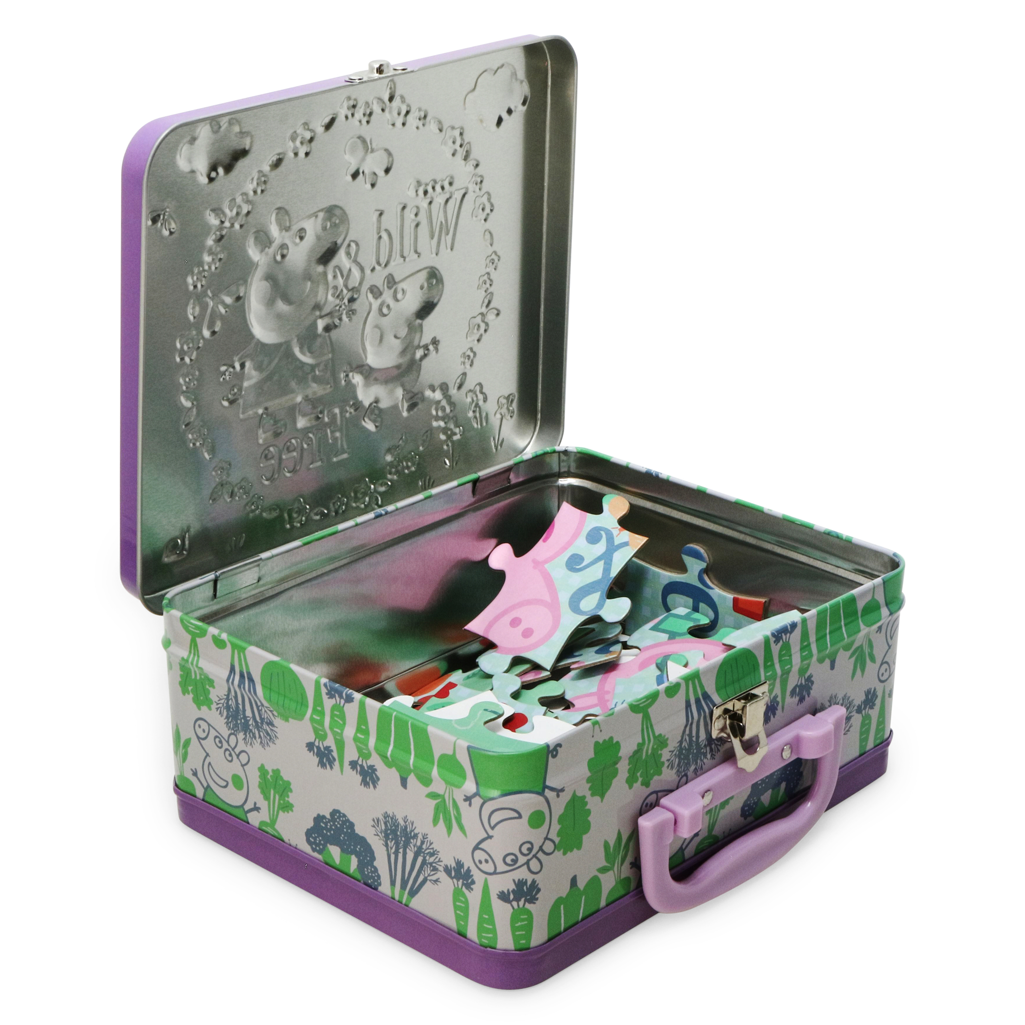 peppa pig™ 48-piece puzzle & tin storage box