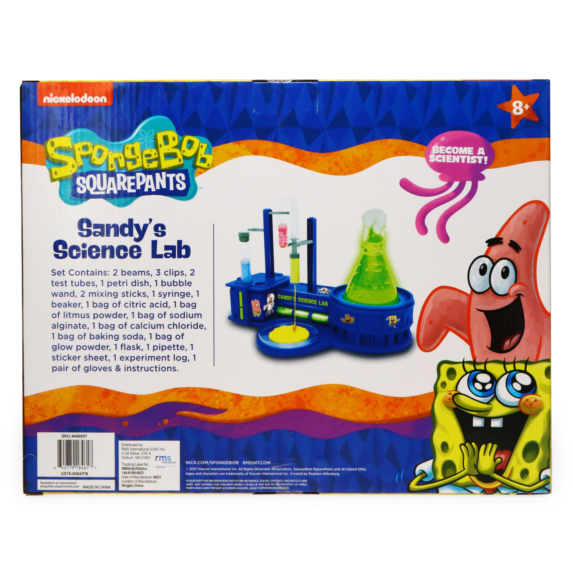 spongebob squarepants™ sandy's science lab experiments kit