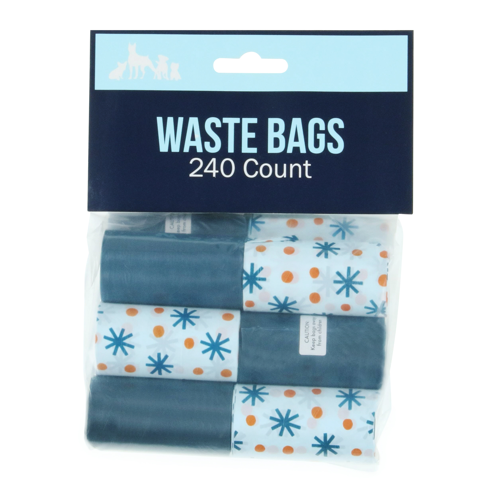 pet waste bags refill rolls 240-count/6