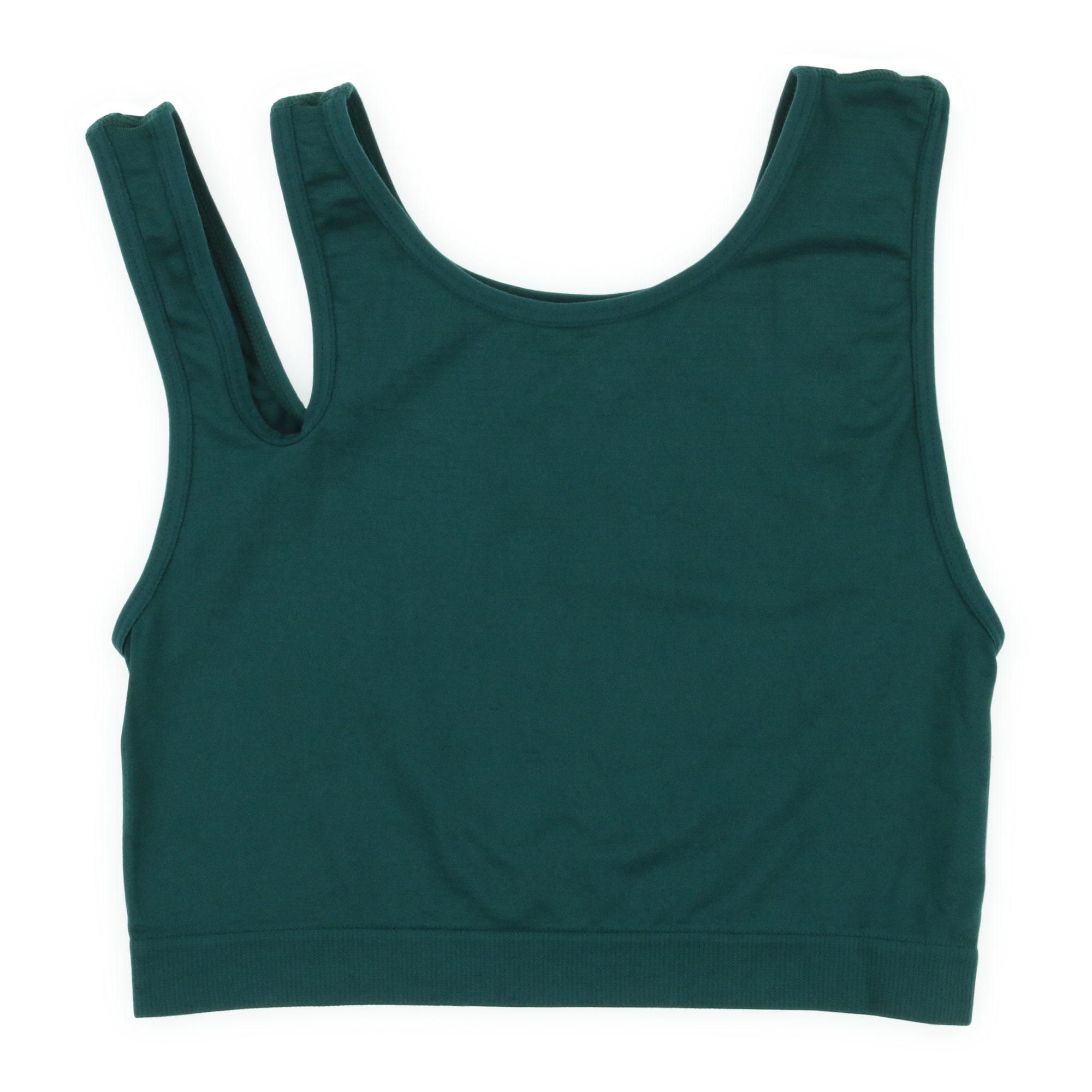 Black Cutout Shoulder Sports Bra