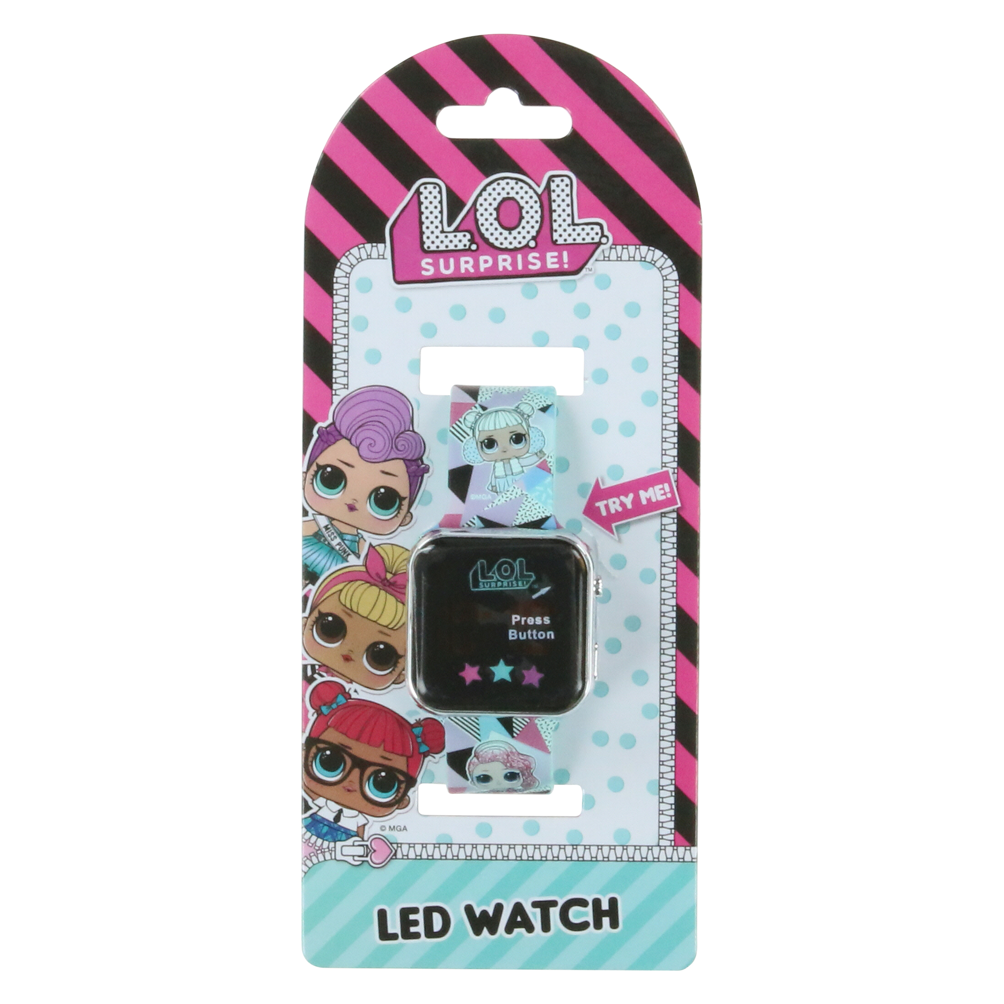 Latest Smart LOL Cartoon based 3D disco led light glowing wrist watch for  Girls and Boys