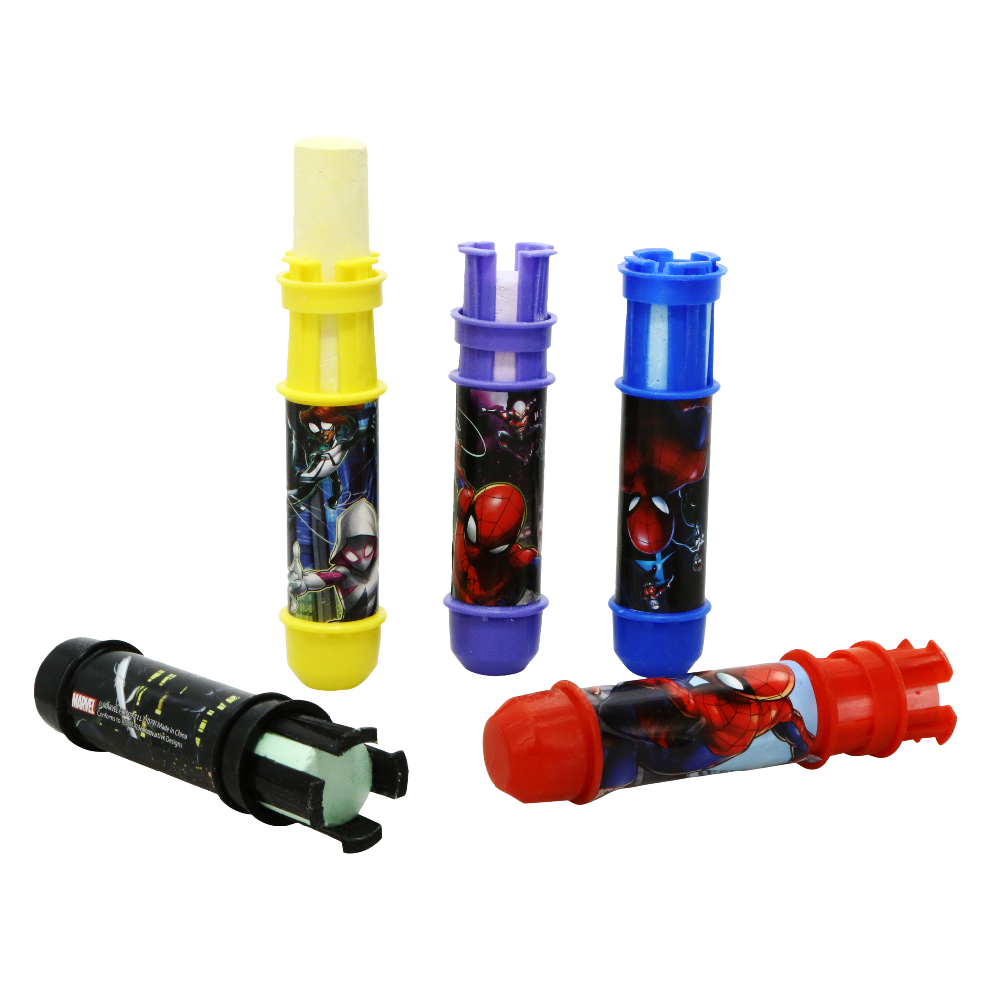 marvel spider-man™ jumbo chalk set 10-piece | Five Below