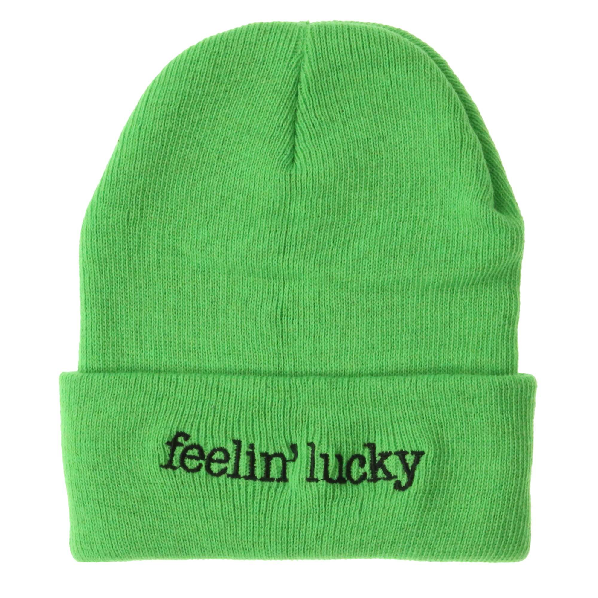 st. patrick's day 'feelin' lucky' green beanie hat | Five Below