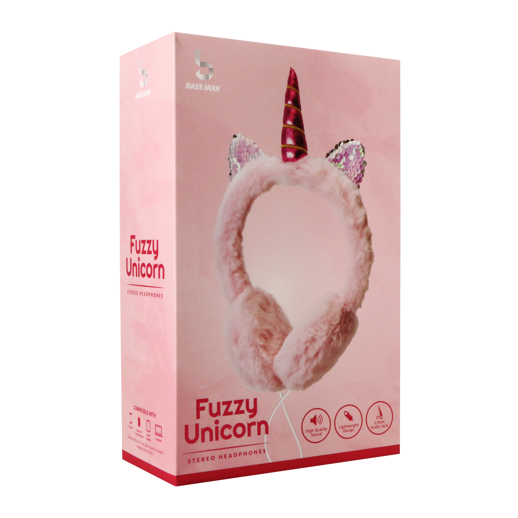 fuzzy unicorn wired headphones | Five Below