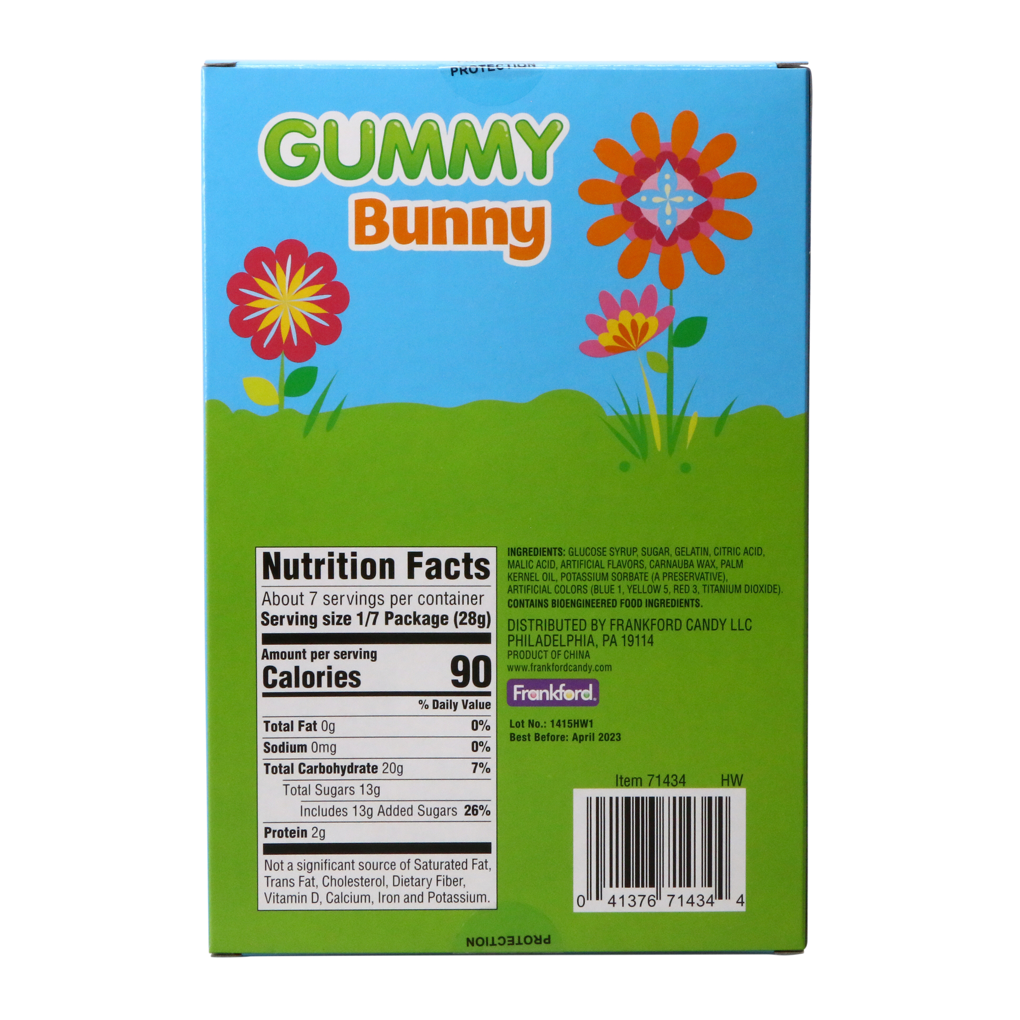 giant gummy candy bunny 7.05oz