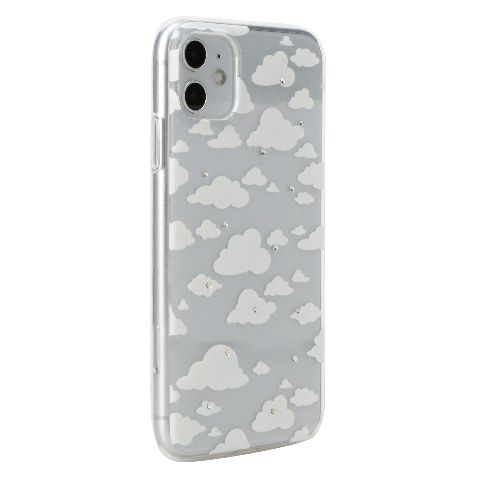 iPhone 11 Xr crystal phone case clouds