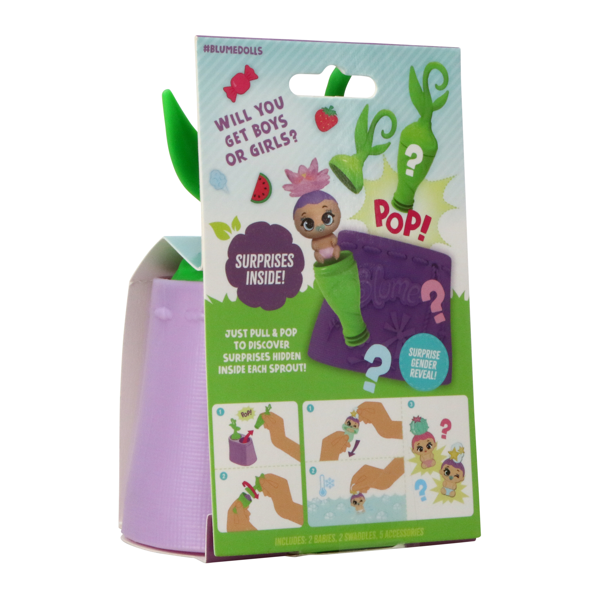 blume baby pop! dolls twin pack blind bag