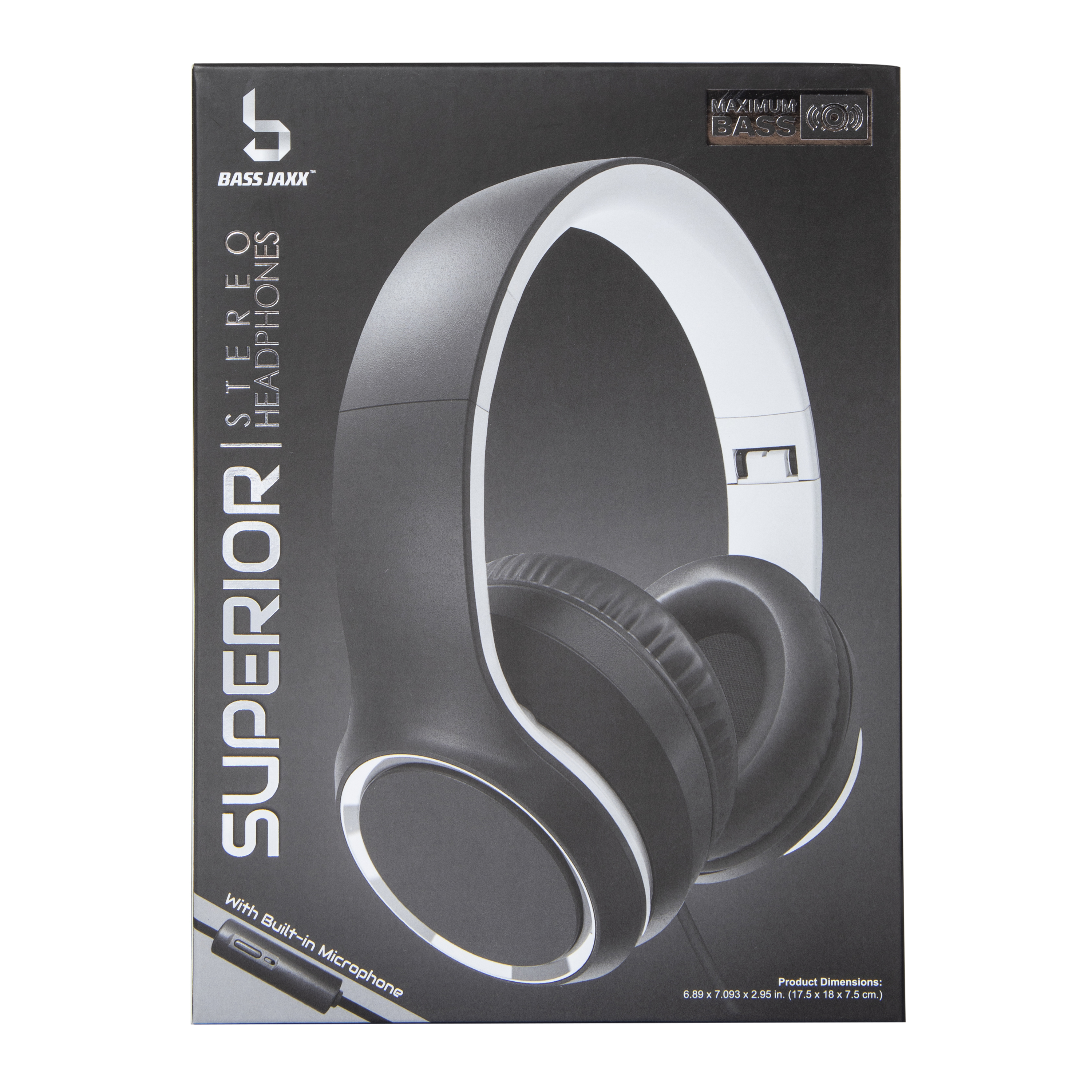 superior wired headphones with mic & max bass