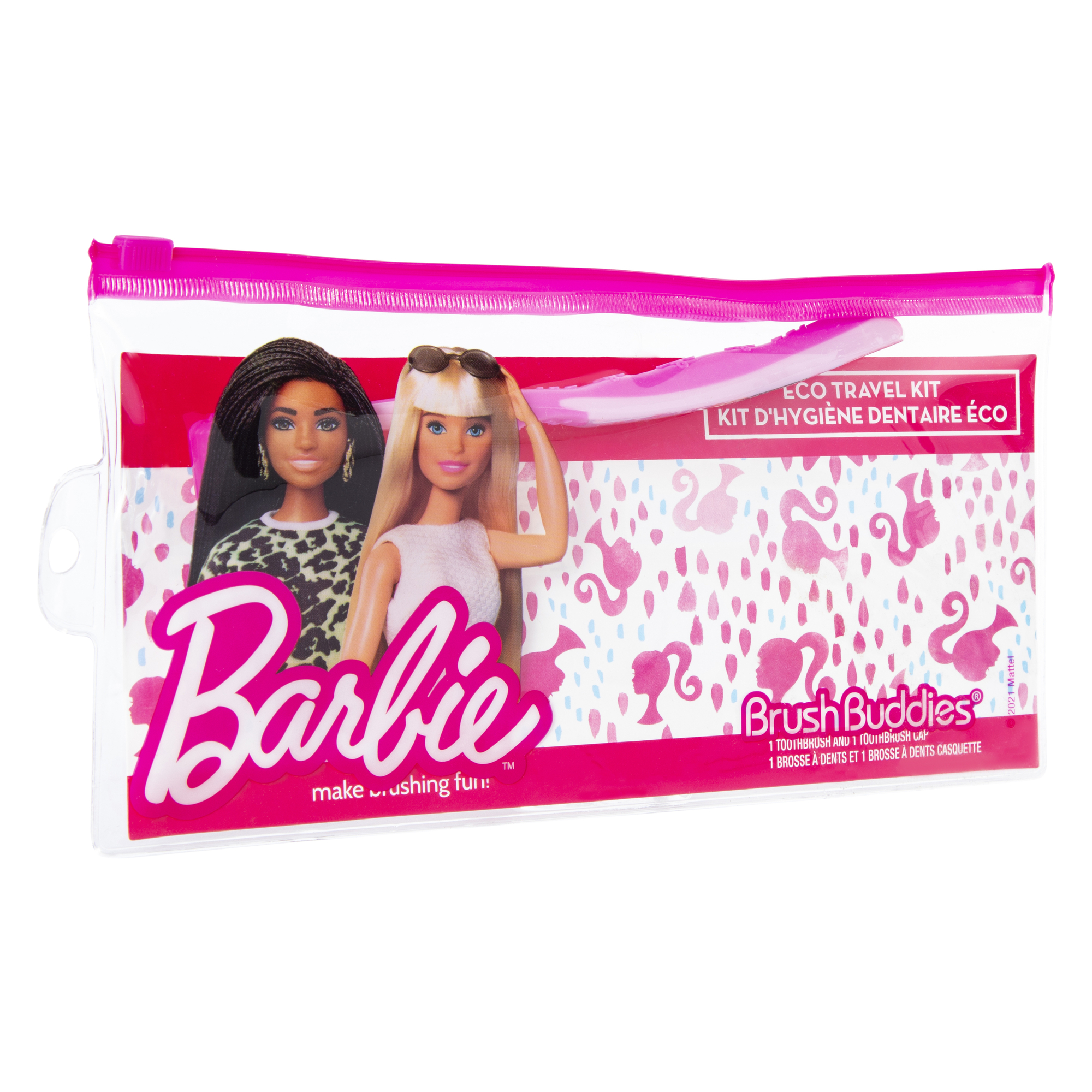 brush buddies® barbie™ kid's toothbrush set