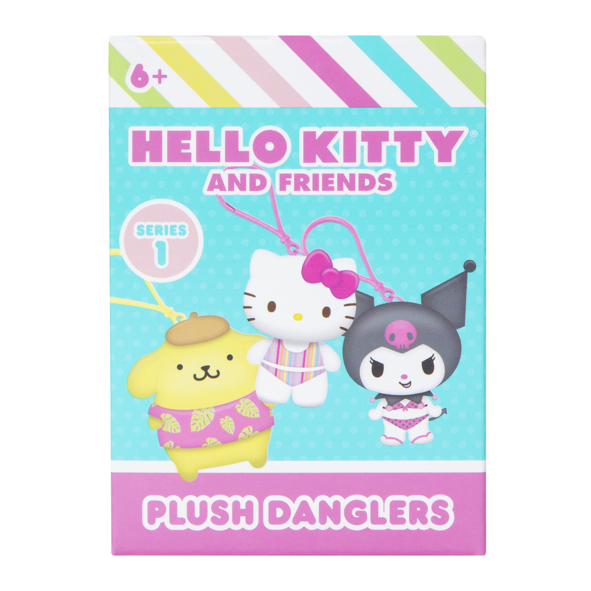 hello kitty and friends® series 1 plush danglers blind bag toy