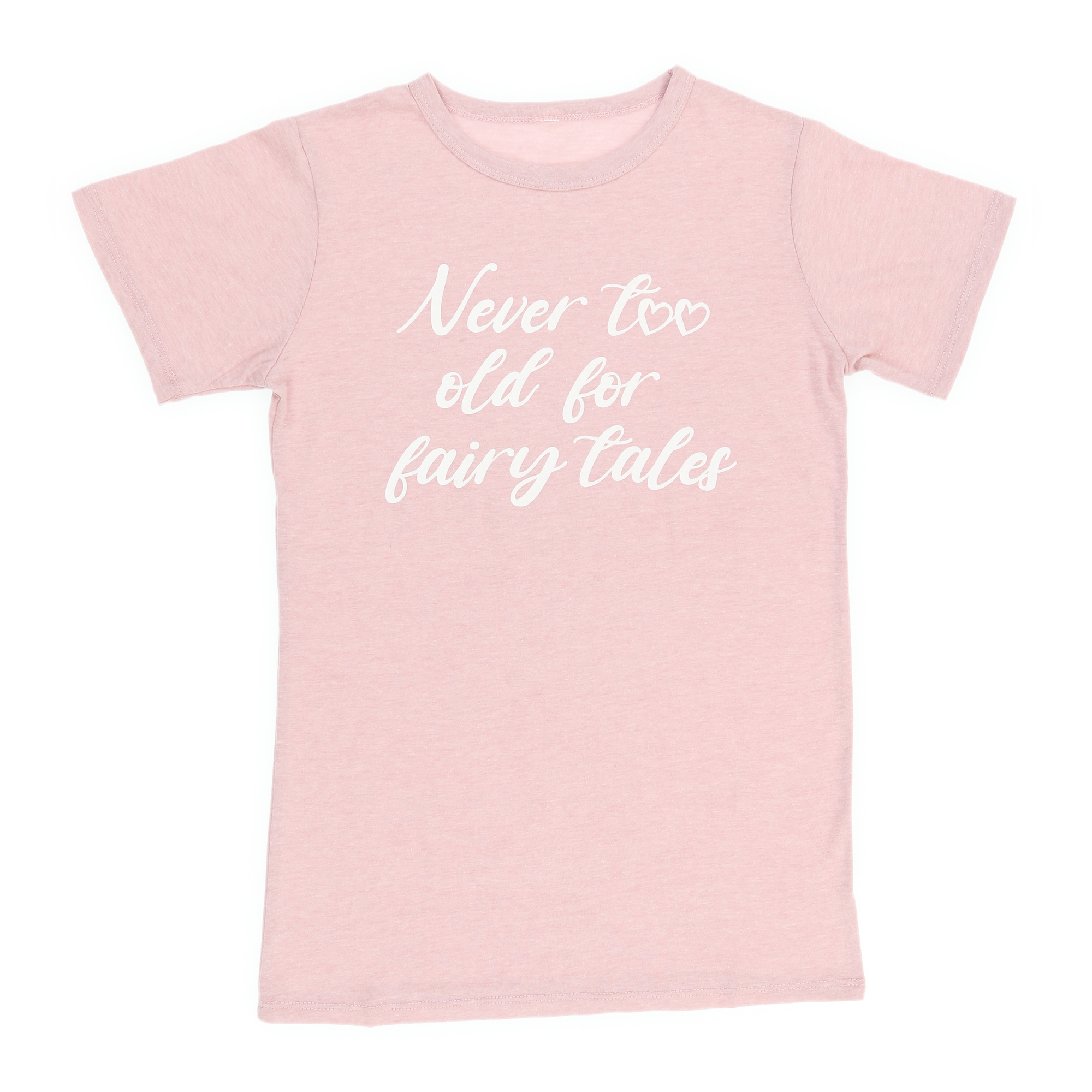 juniors 'never too old for fairy tales' graphic tee