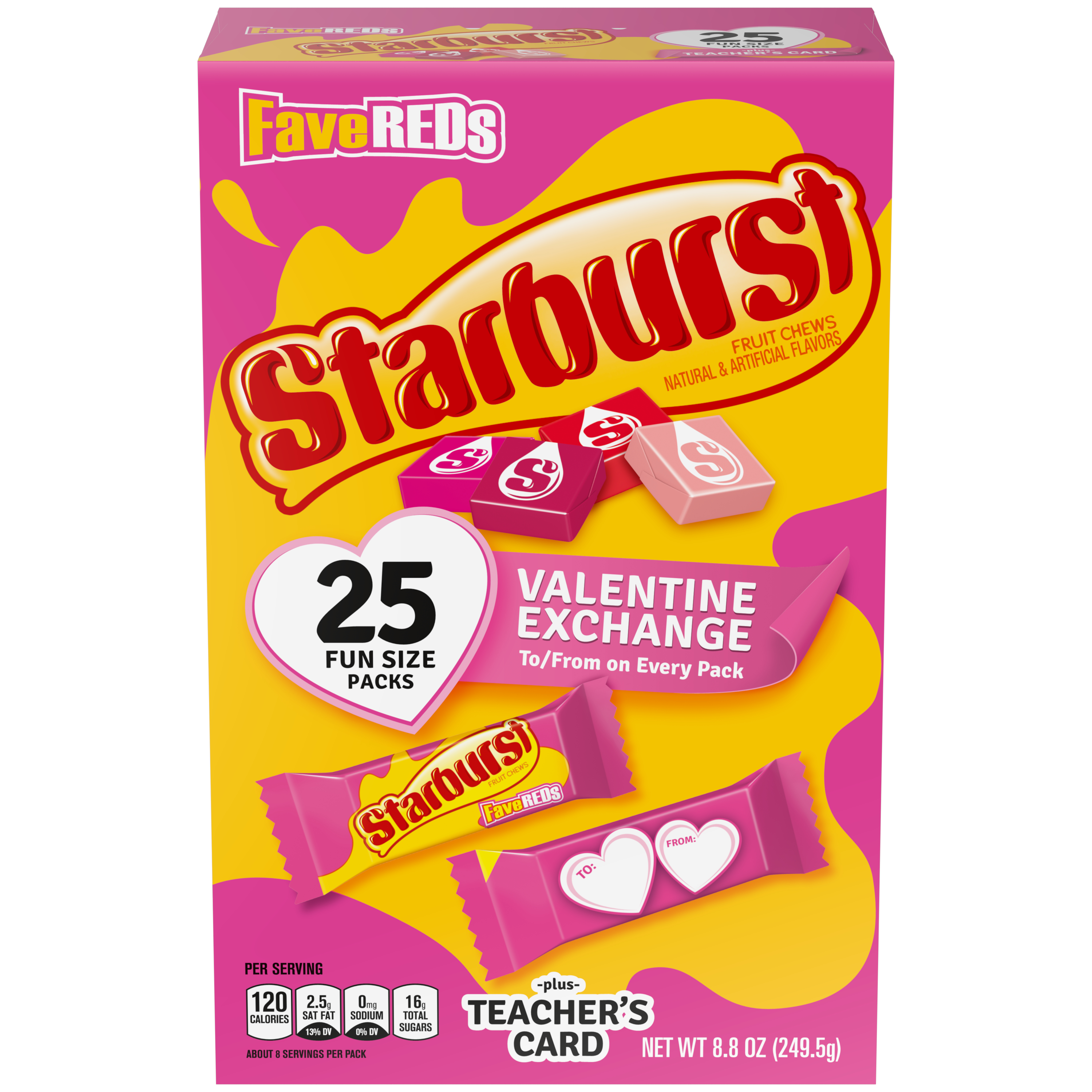 starburst® favereds valentine exchange 25-count