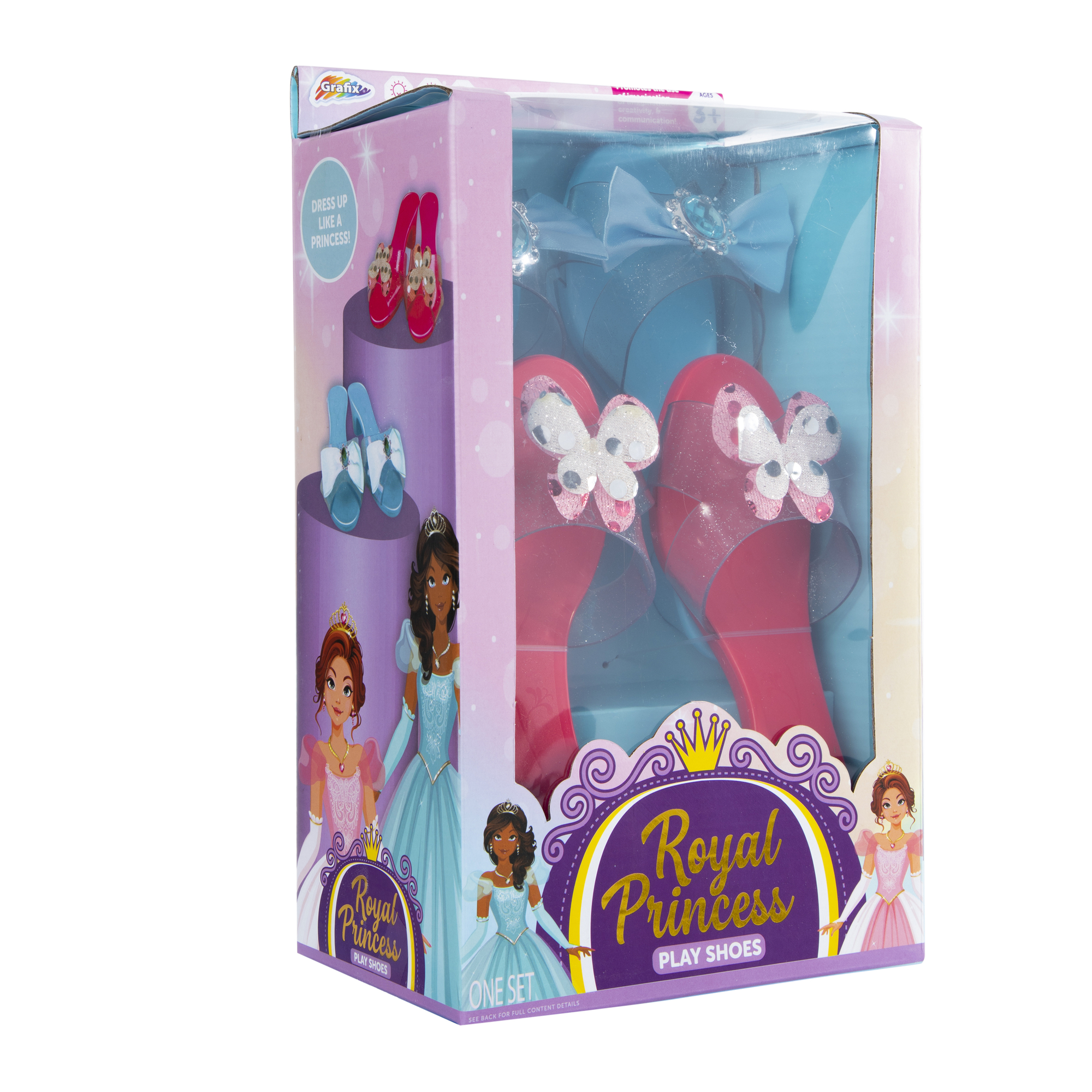 royal princess kid's play shoes, 2 pairs