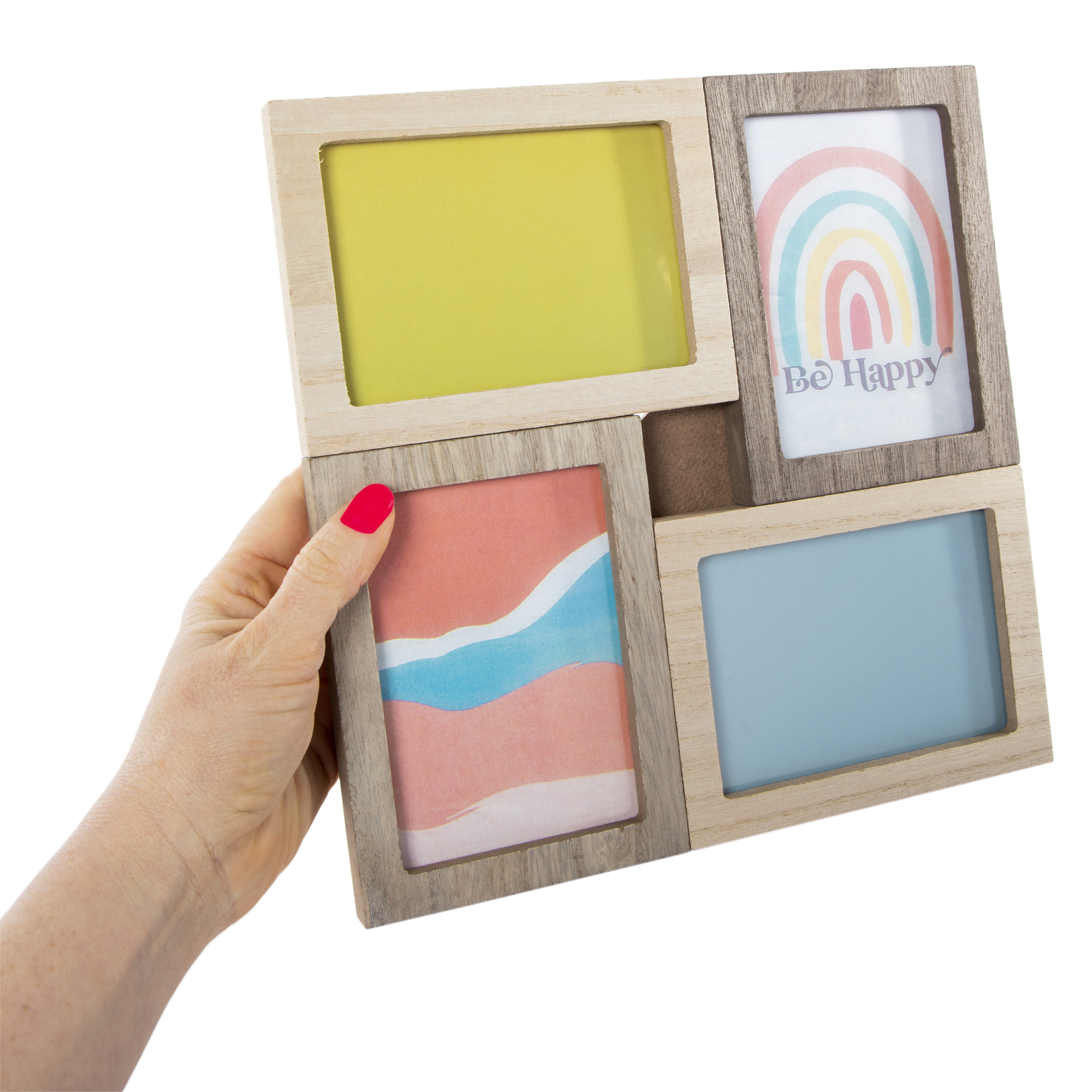 photo frame collage hanging wall art 10in x 10in