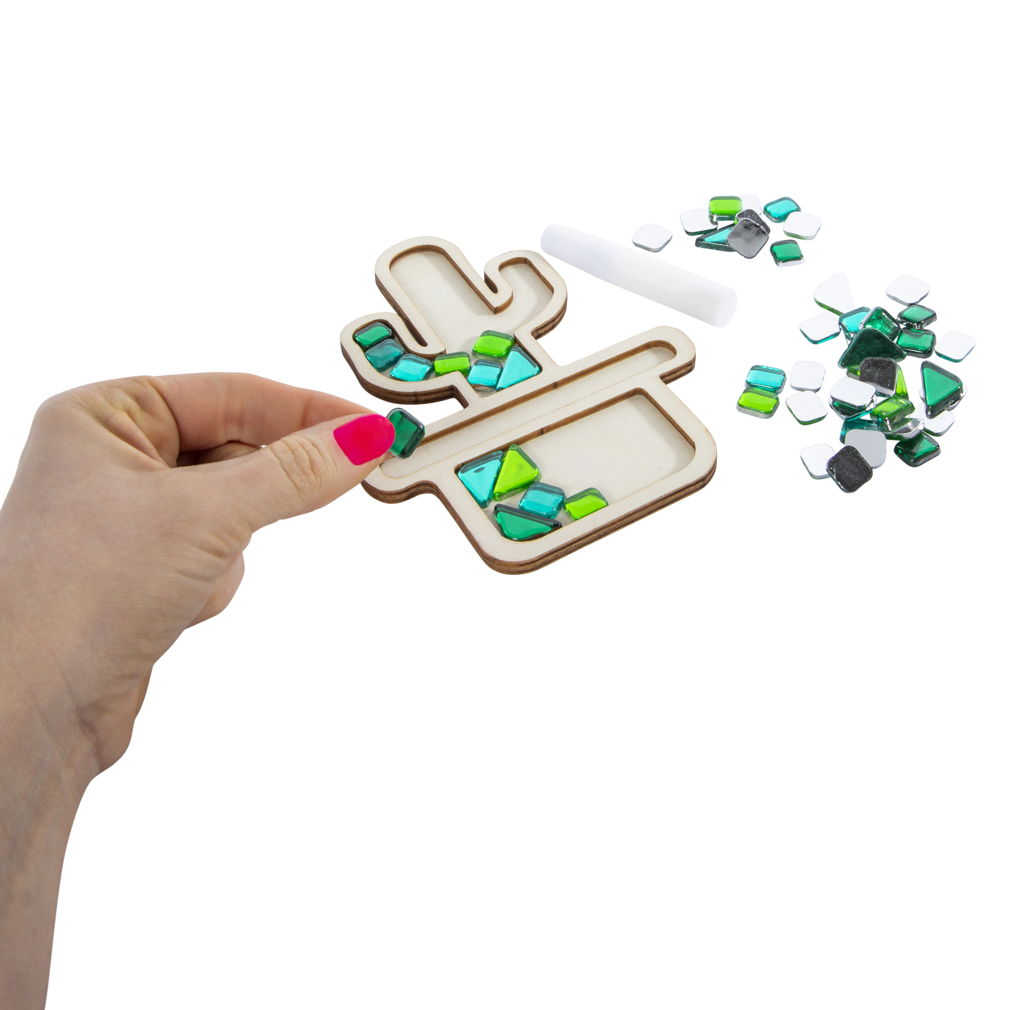 mosaic stepping stone DIY kit