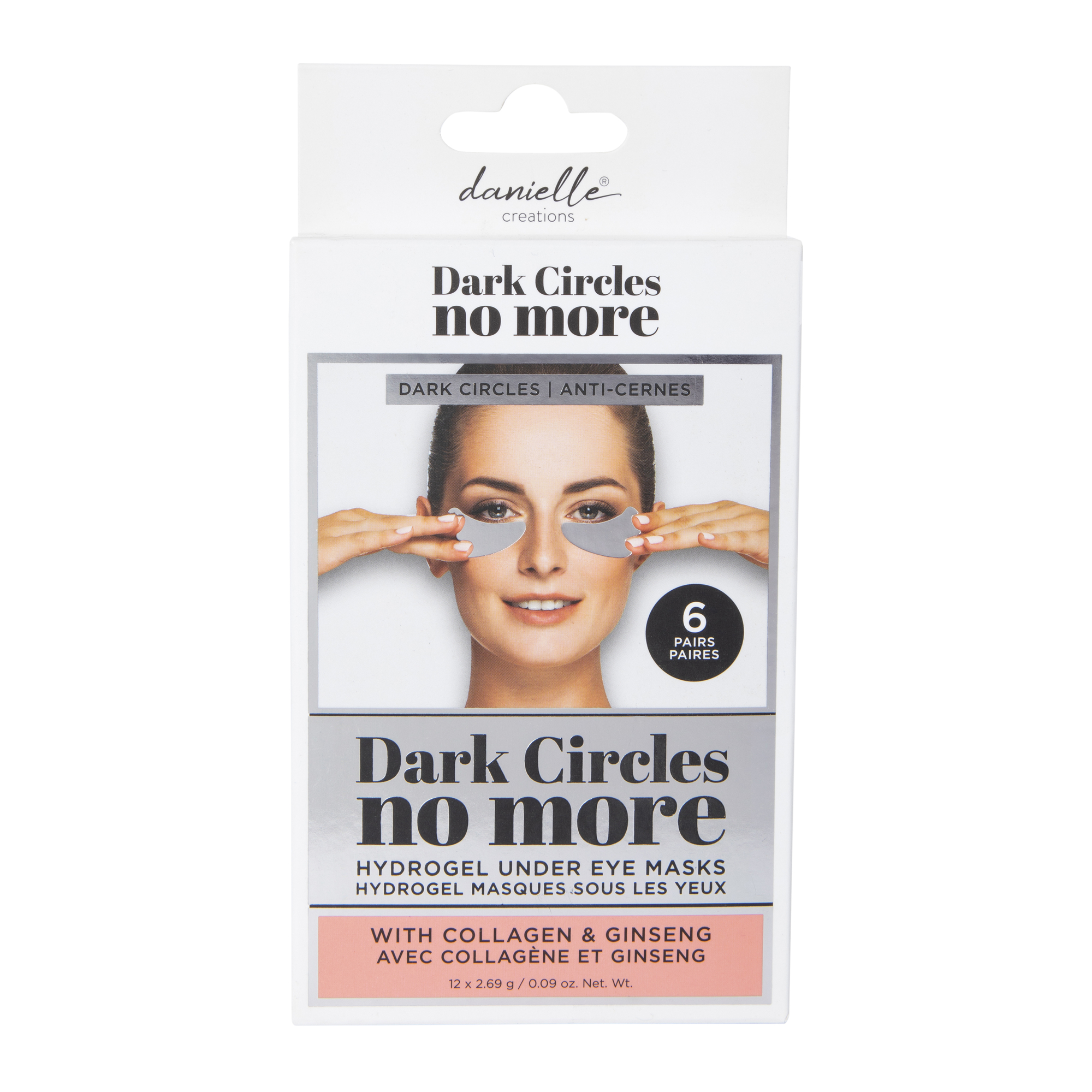 dark circles no more - hydrogel undereye masks, 6 pairs